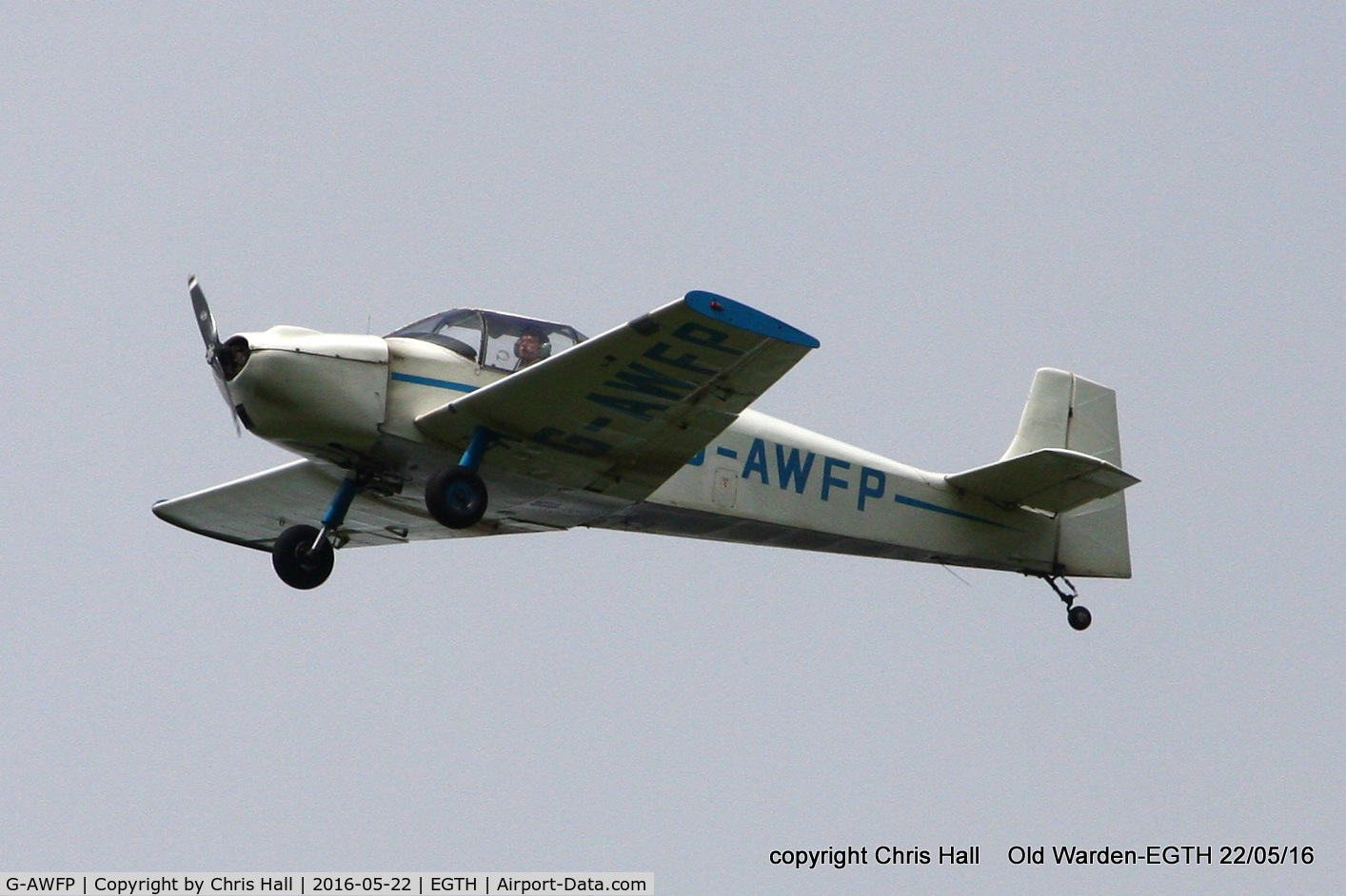 G-AWFP, 1968 Rollason Druine D-62B Condor C/N RAE/631, 70th Anniversary of the first flight of the de Havilland Chipmunk Fly-In at Old Warden