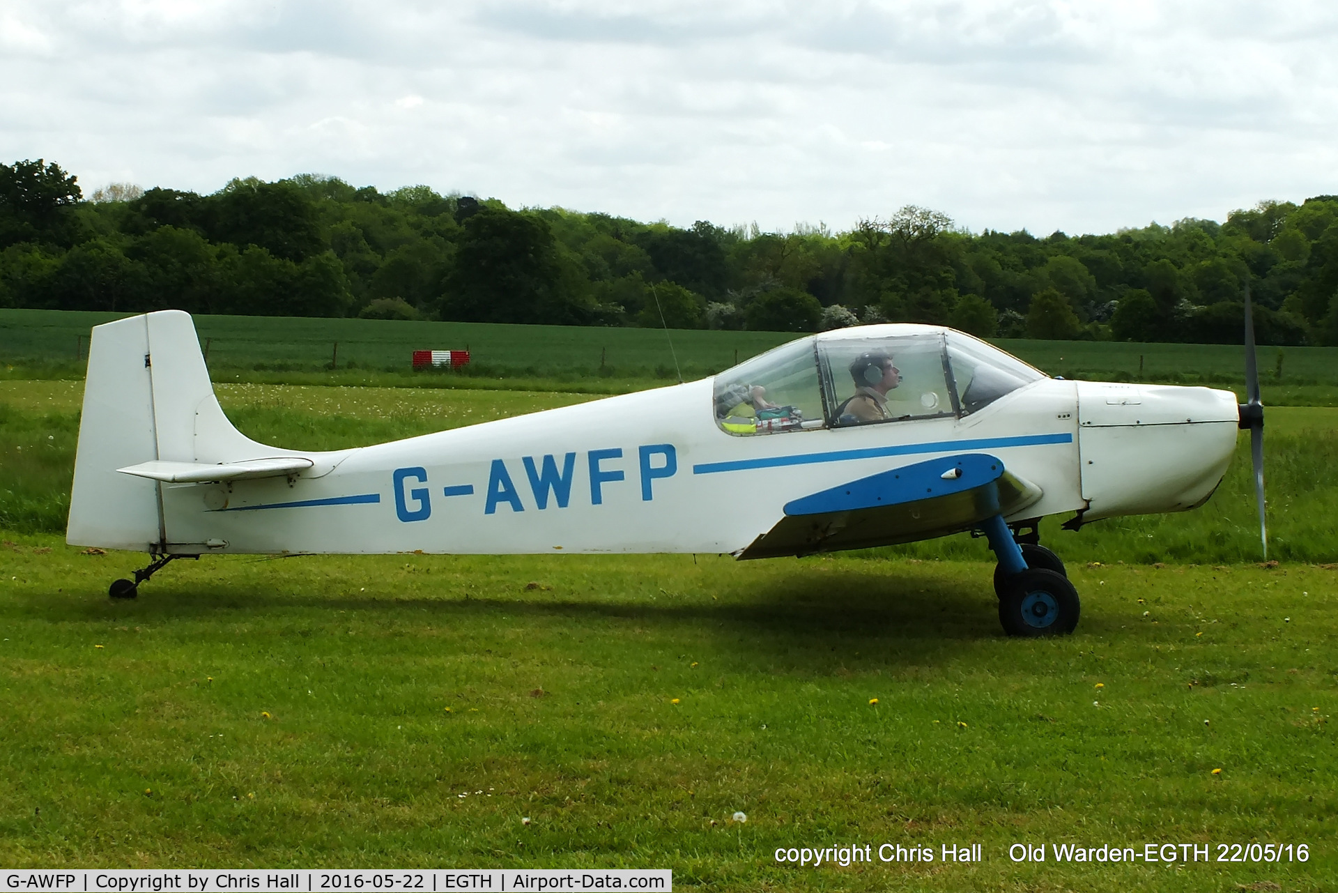 G-AWFP, 1968 Rollason Druine D-62B Condor C/N RAE/631, 70th Anniversary of the first flight of the de Havilland Chipmunk Fly-In at Old Warden