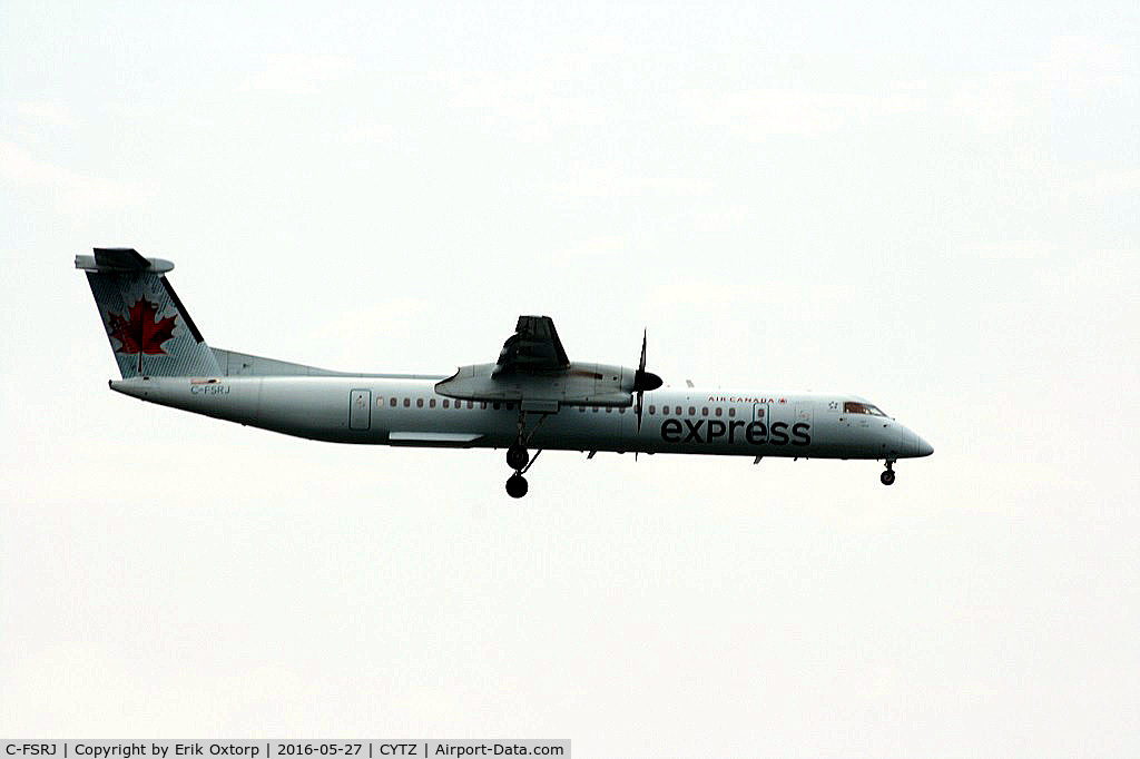 C-FSRJ, 2007 De Havilland Canada DHC-8-402Q Dash 8 C/N 4165, C-FSRJ in YTZ