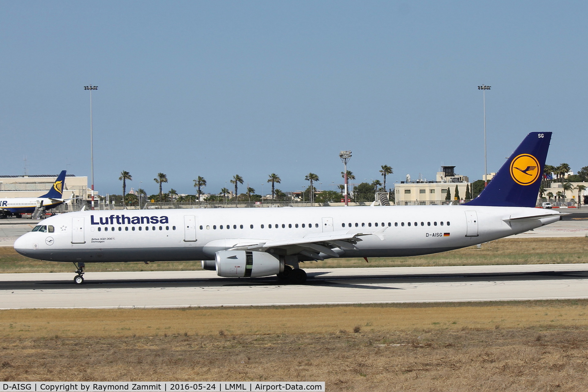 D-AISG, 2000 Airbus A321-231 C/N 1273, A321 D-AISG Lufthansa