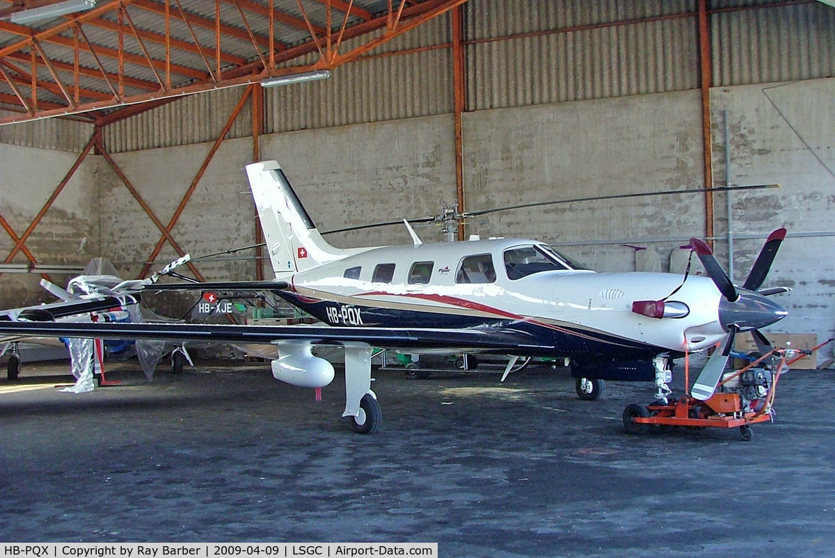 HB-PQX, 2004 Piper PA-46-500TP Malibu Meridian C/N 4697194, Piper PA-46-500TP Malibu Meridian [4697194] La Chaux-de-Fonds~HB 09/04/2009