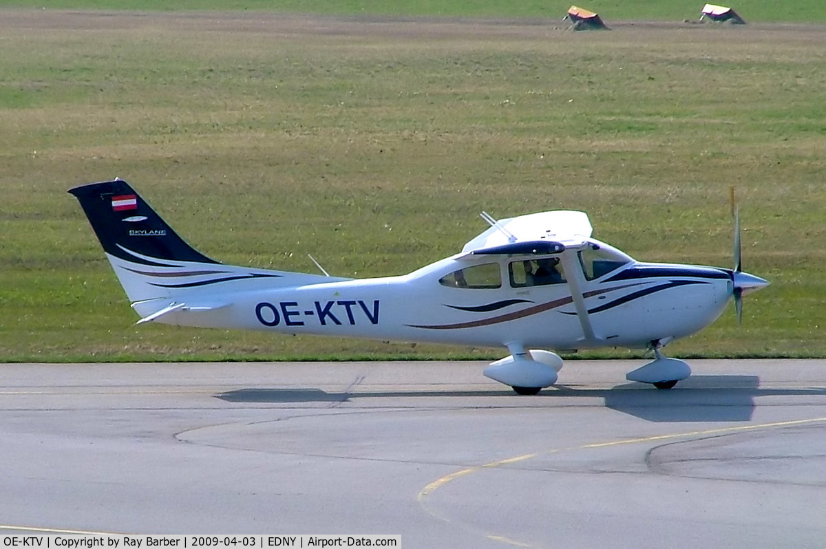 OE-KTV, 2007 Cessna 182T Skylane C/N 182-82107, Cessna 182T Skylane [182-82107] Friedrichshafen~D 03/04/2009