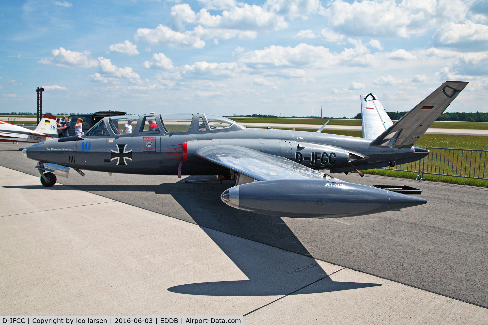 D-IFCC, Fouga CM-170R Magister C/N D79, Berlin Air Show 3.6.16