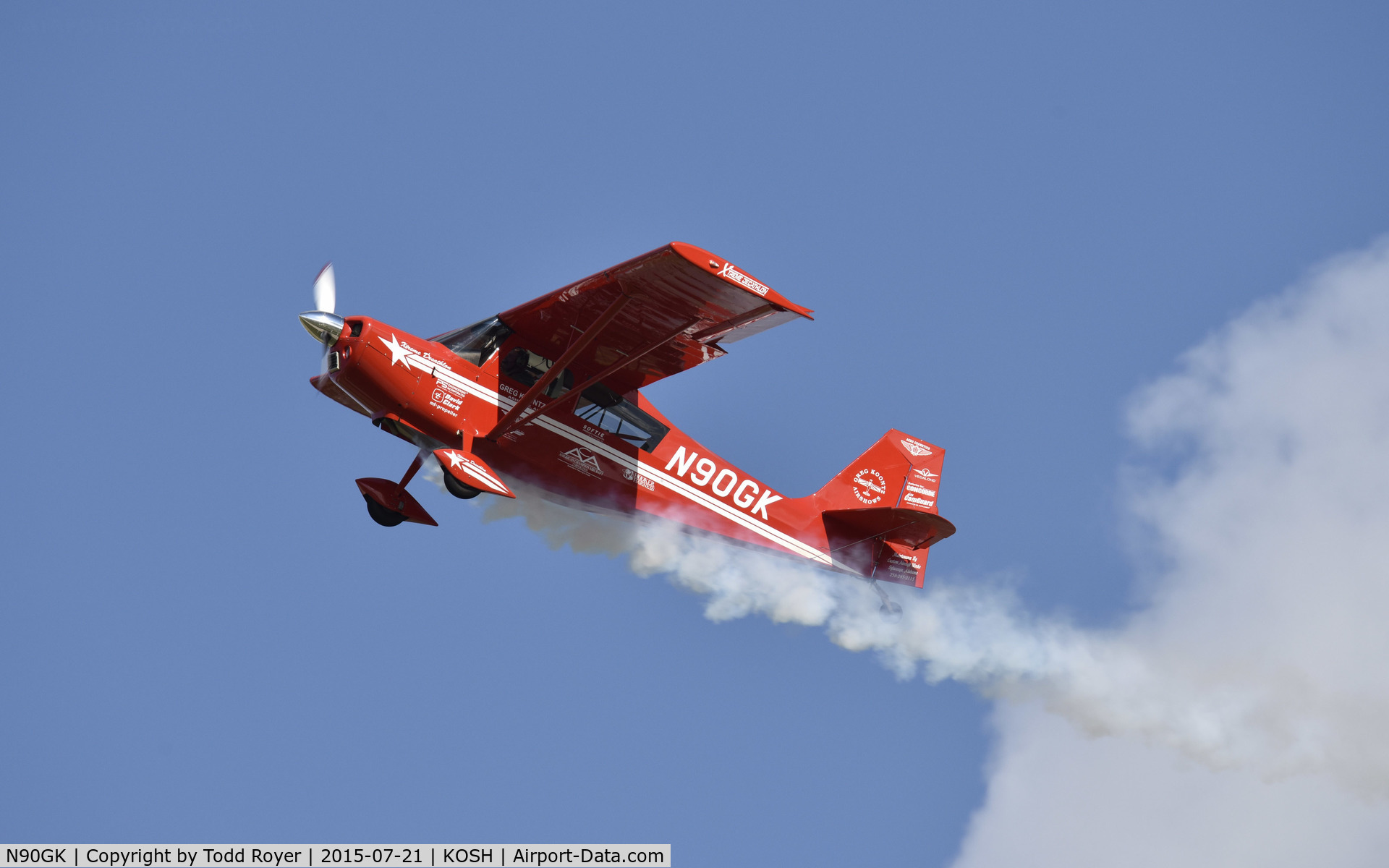 N90GK, American Champion 8KCAB Decathlon C/N 1092-2009, Airventure 2015