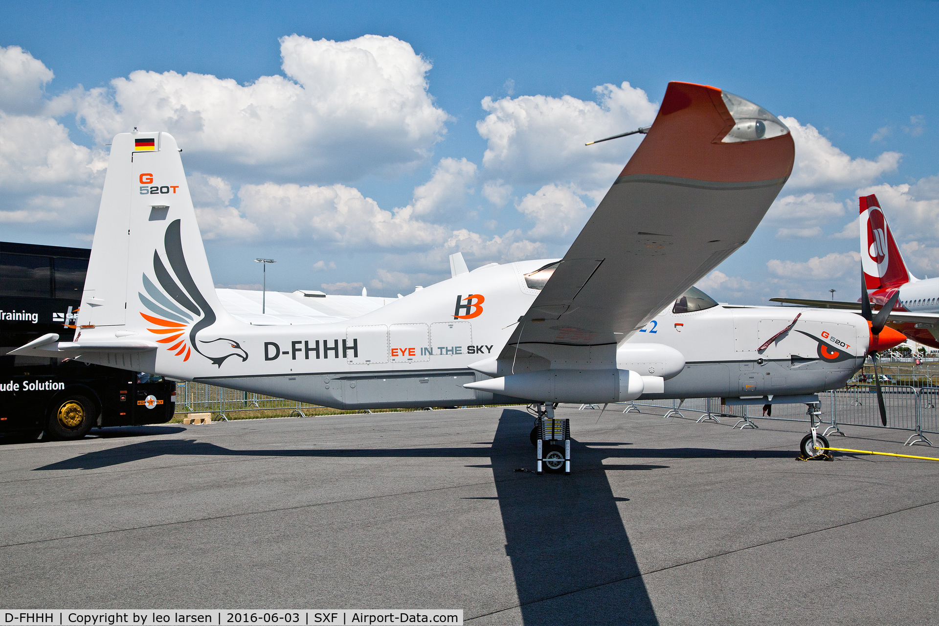 D-FHHH, Grob G-520T Egrett II C/N 10200, Berlin Air Show 3.6.16