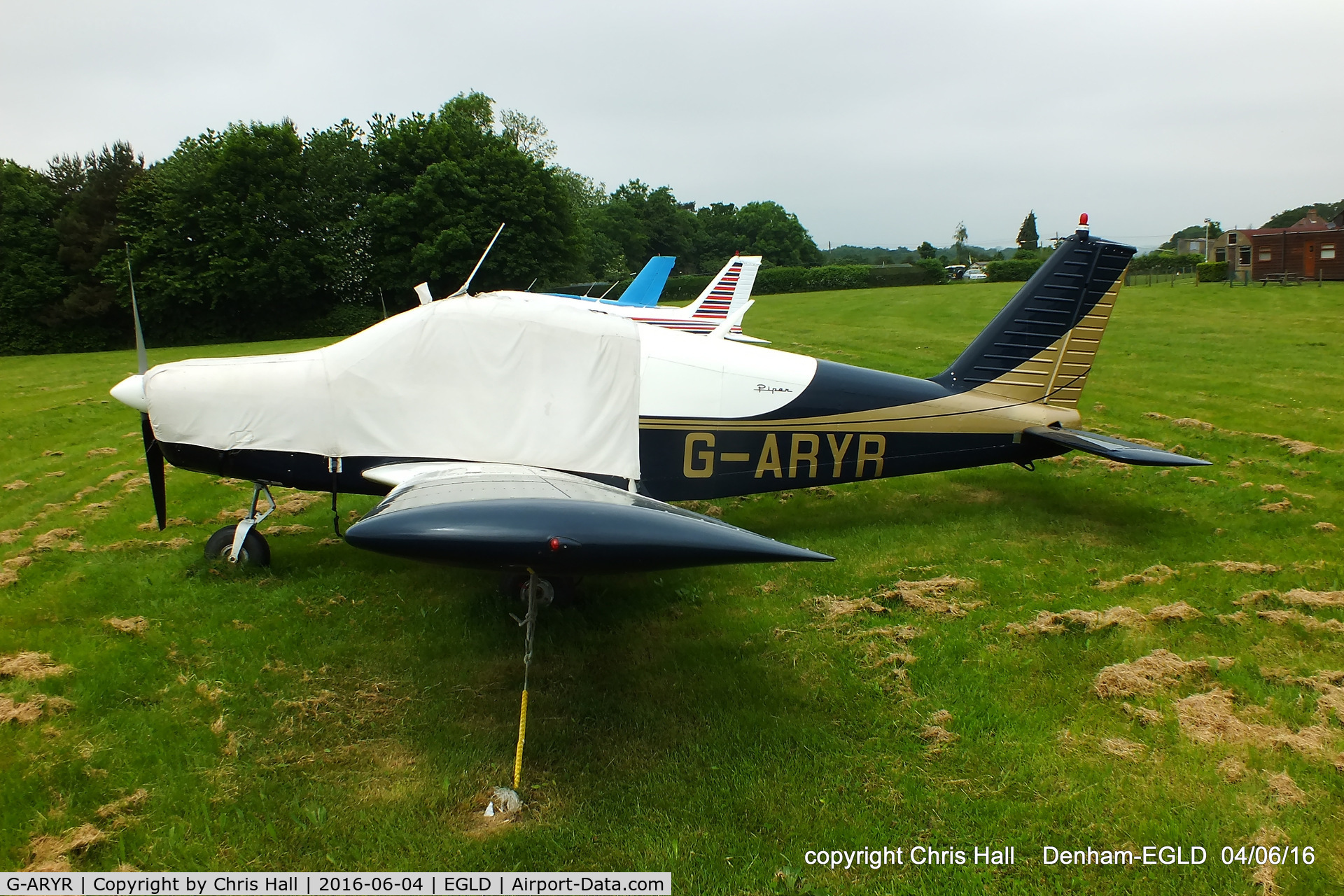 G-ARYR, 1962 Piper PA-28-180 Cherokee C/N 28-770, at Denham
