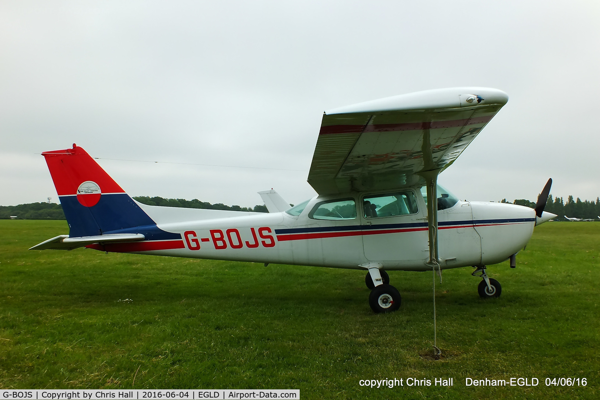 G-BOJS, 1981 Cessna 172P C/N 172-74582, at Denham