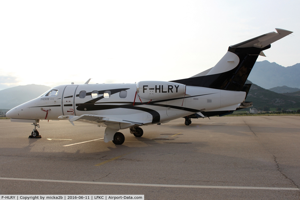 F-HLRY, 2014 Embraer EMB-500 Phenom 100 C/N 50000354, Parked