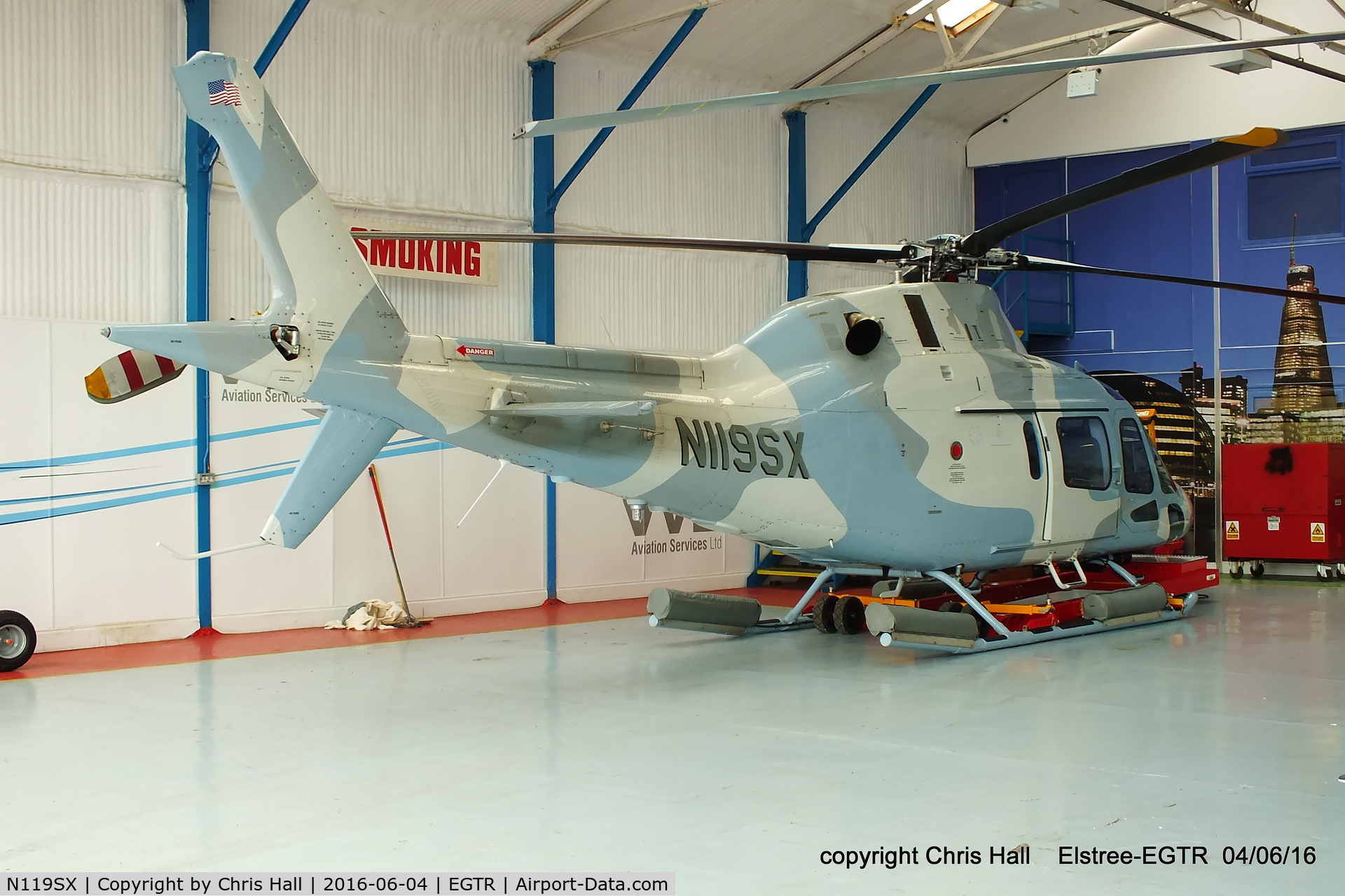 N119SX, 2004 Agusta A-119 Koala C/N 14037, at Elstree
