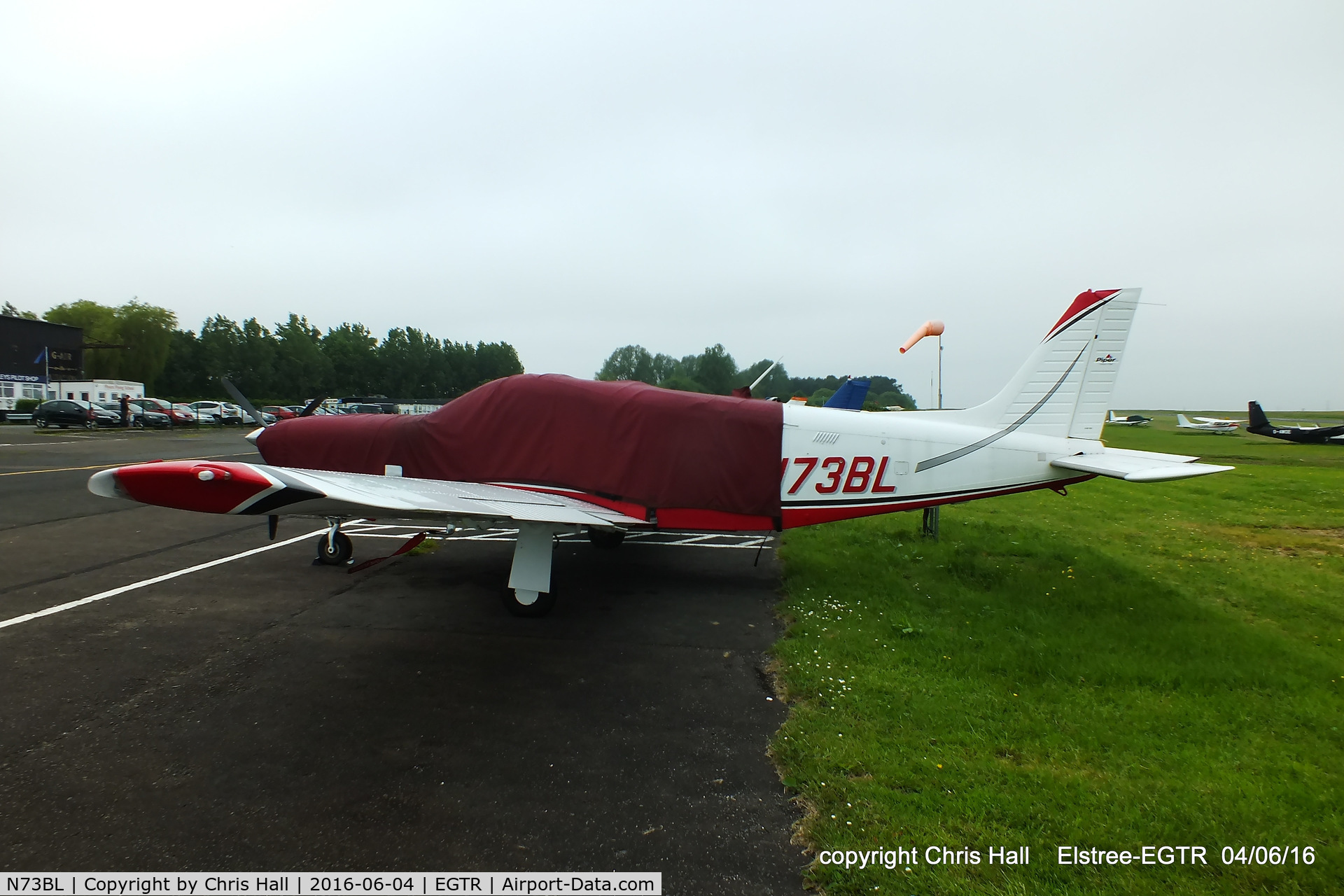 N73BL, 2007 Piper PA-32R-301T Turbo Saratoga C/N 3257450, at Elstree