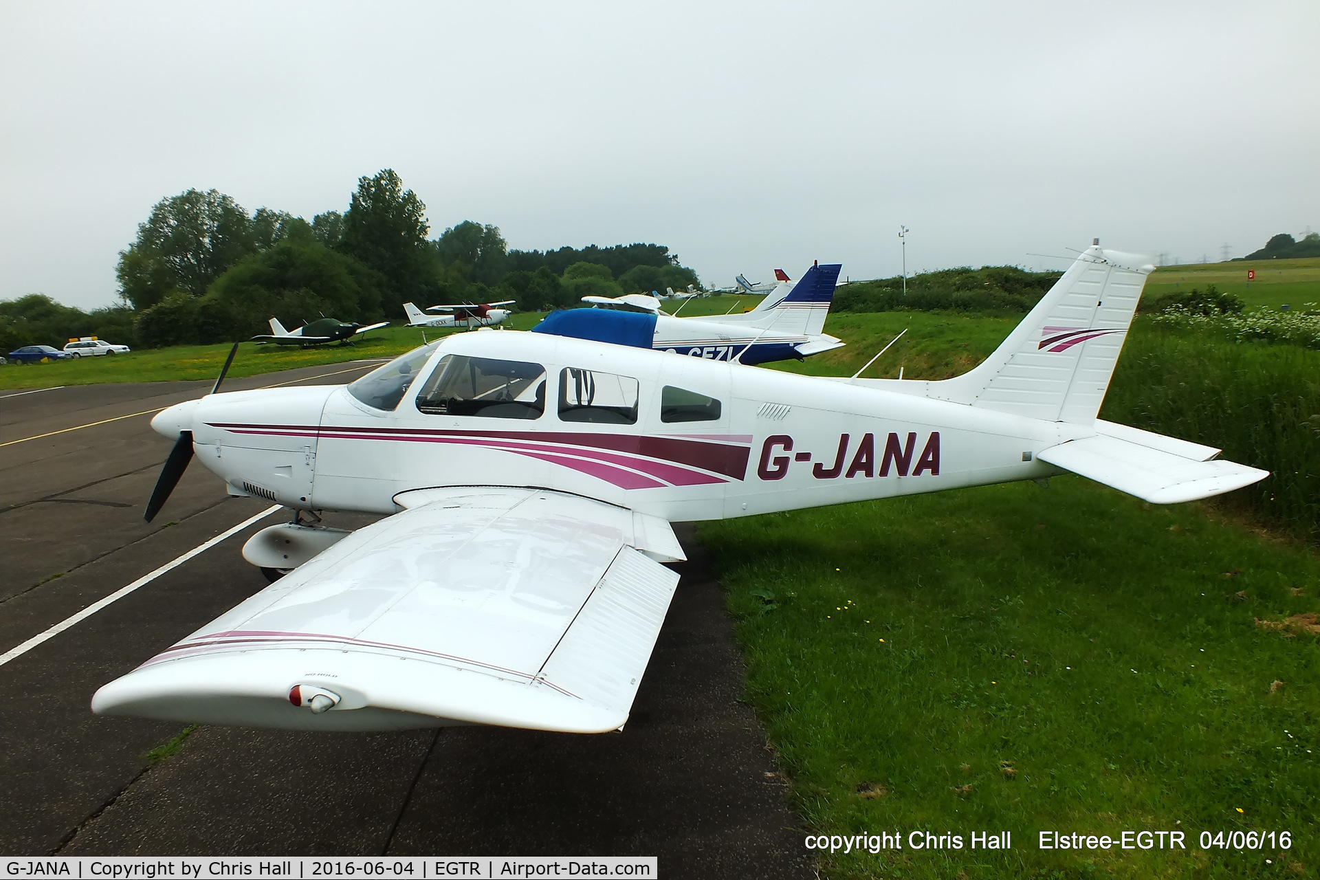 G-JANA, 1979 Piper PA-28-181 Cherokee Archer II C/N 28-7990483, at Elstree