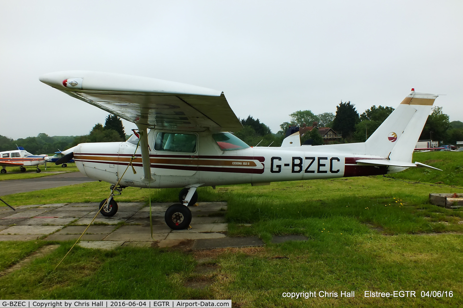 G-BZEC, 1980 Cessna 152 II C/N 15284475, at Elstree