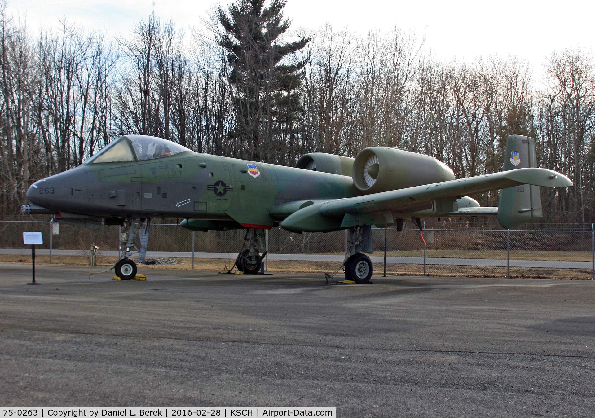 75-0263, 1975 Fairchild Republic A-10A Thunderbolt II C/N A10-0012, This Warthog fits in very nicely at the ESAM collection.