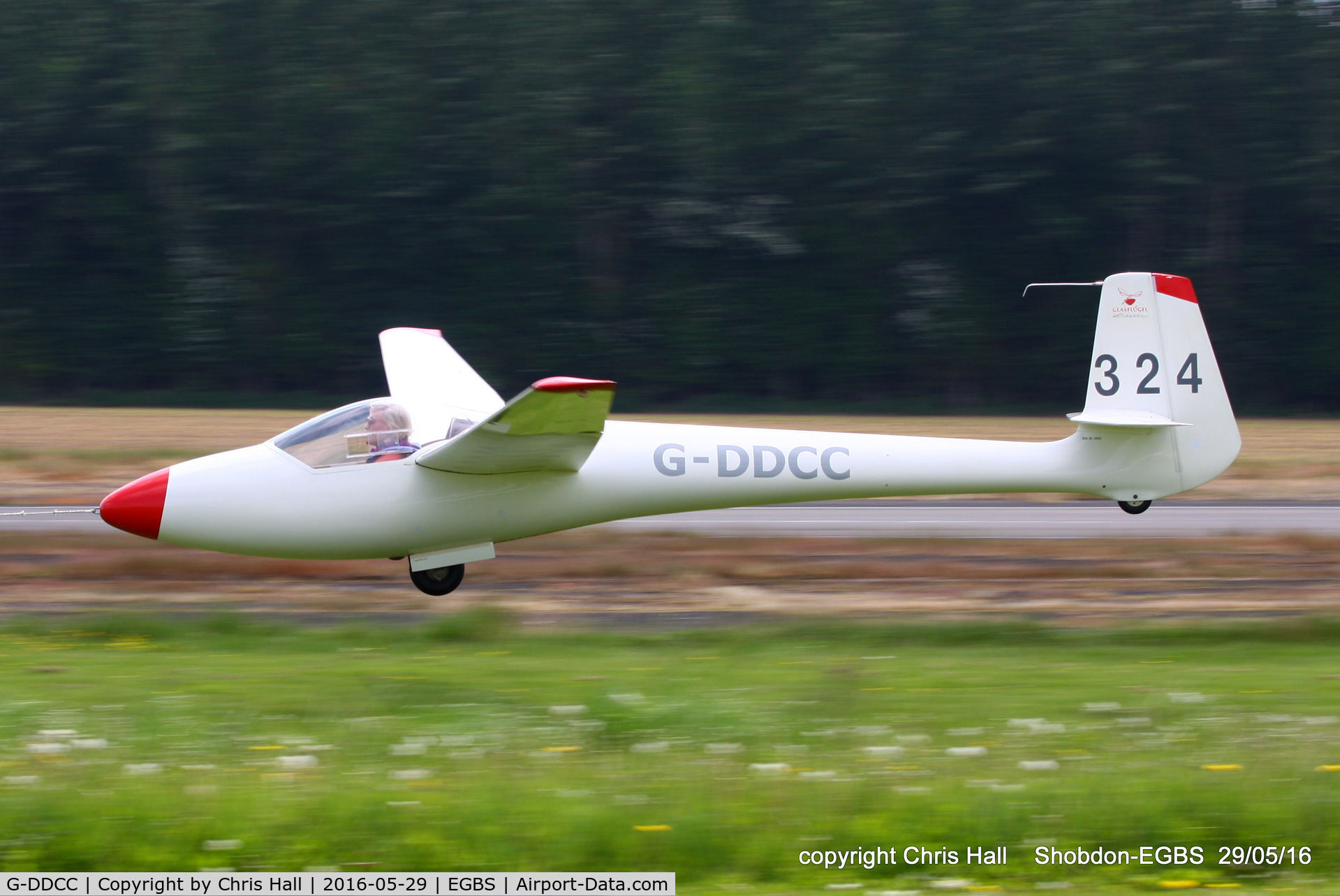 G-DDCC, 1974 Glasflugel Standard Libelle 201B C/N 585, at Shobdon