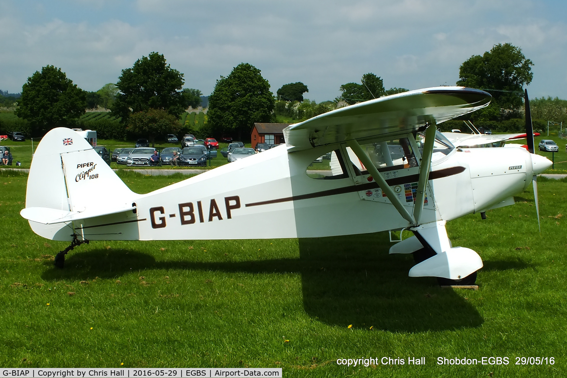 G-BIAP, 1950 Piper PA-16 Clipper Clipper C/N 16-732, at Shobdon
