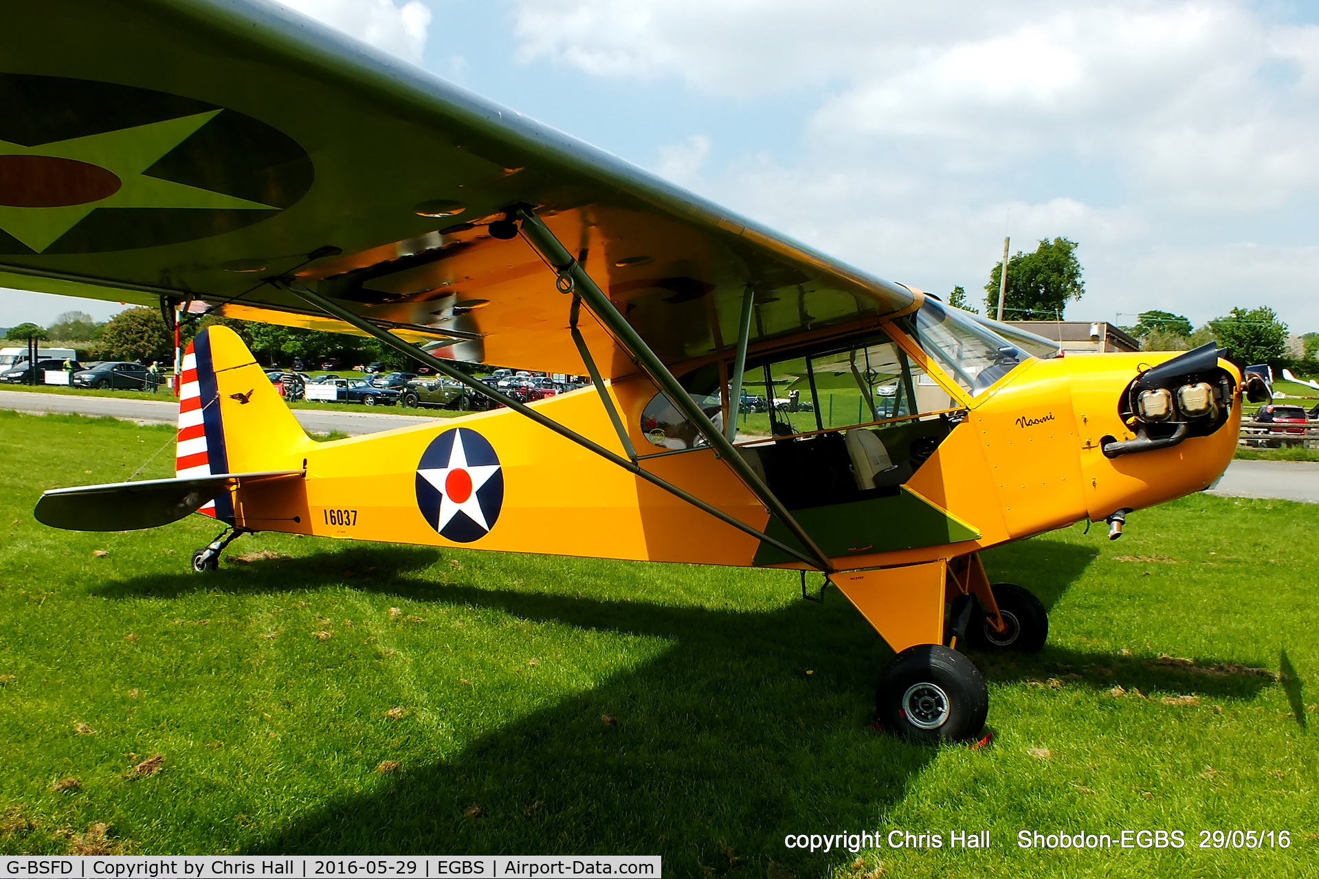 G-BSFD, 1946 Piper J3C-65 Cub Cub C/N 16037, at Shobdon