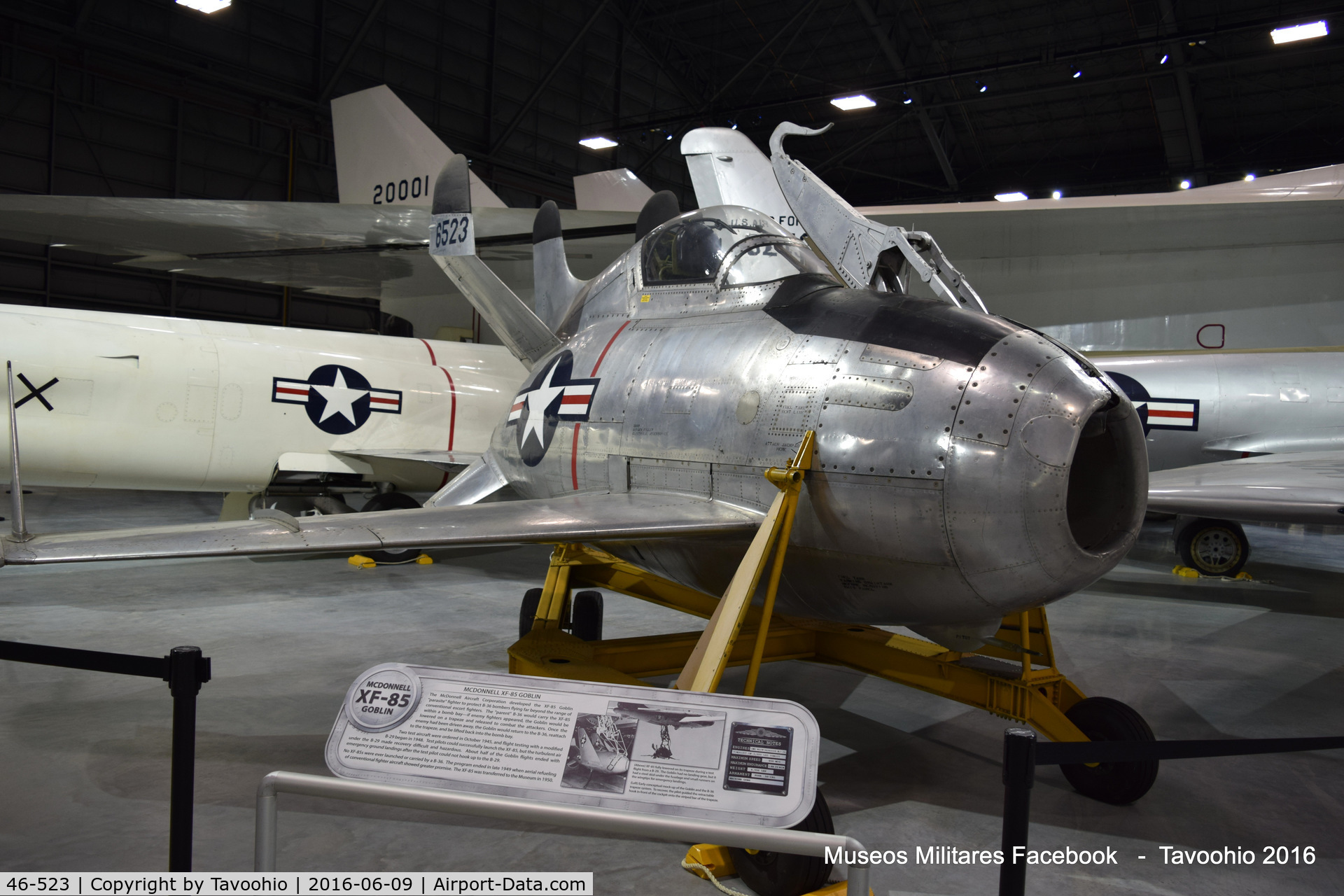 46-523, 1948 McDonnell XF-85 Goblin C/N 1, McDonnell XF-85 Goblin parasite fighter