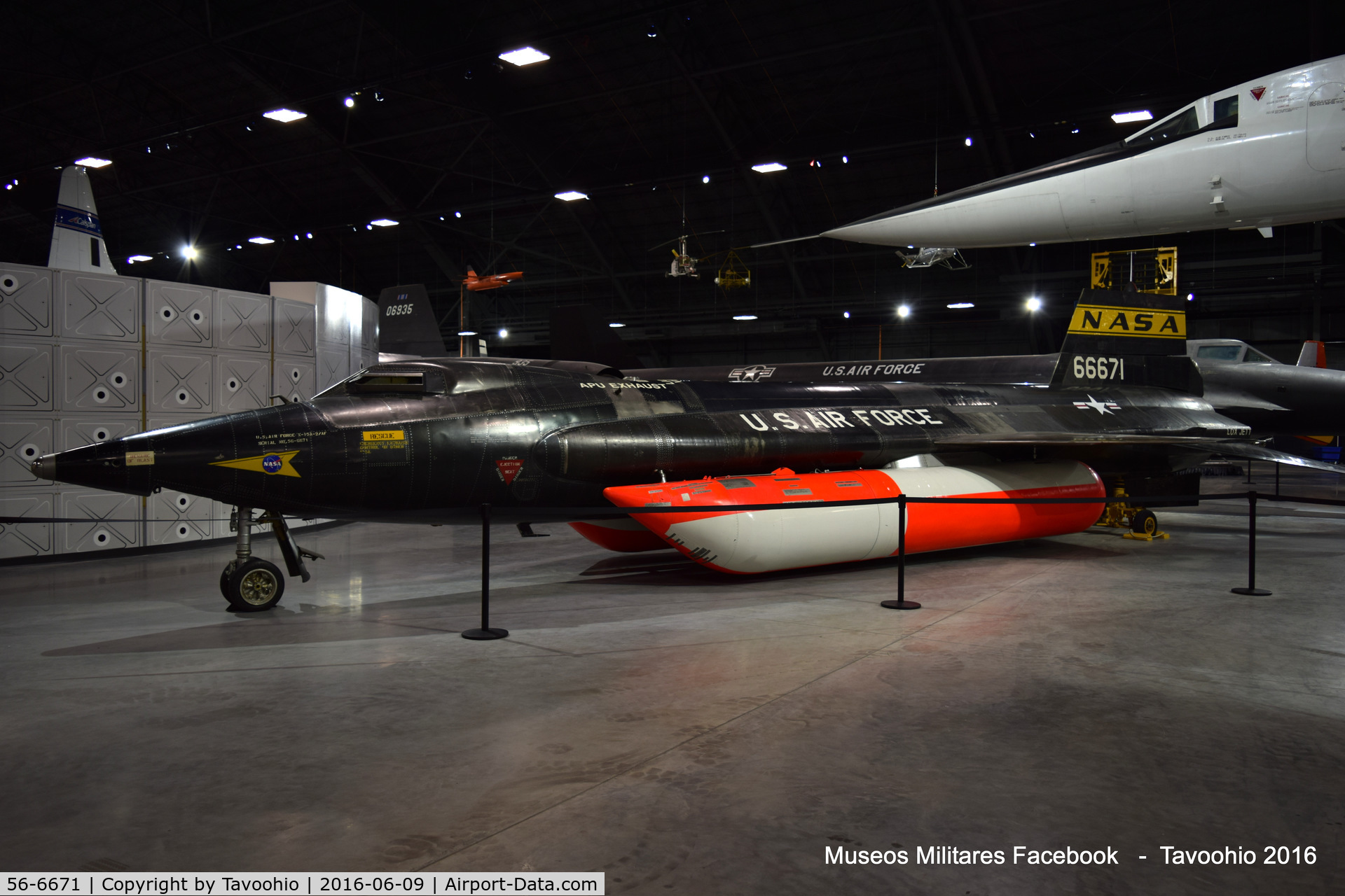 56-6671, 1956 North American X-15A-2 C/N 240-2, North American X-15A-2