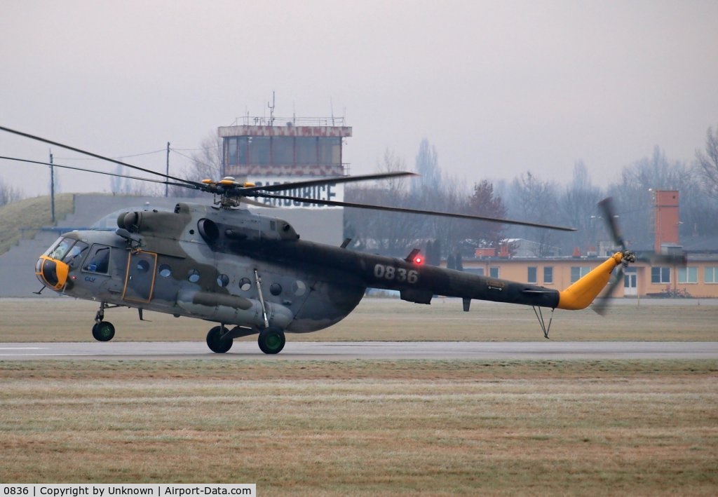 0836, Mil Mi-17 C/N 0836, Mil Mi-17 Hip, training helicopter of Czech MOD