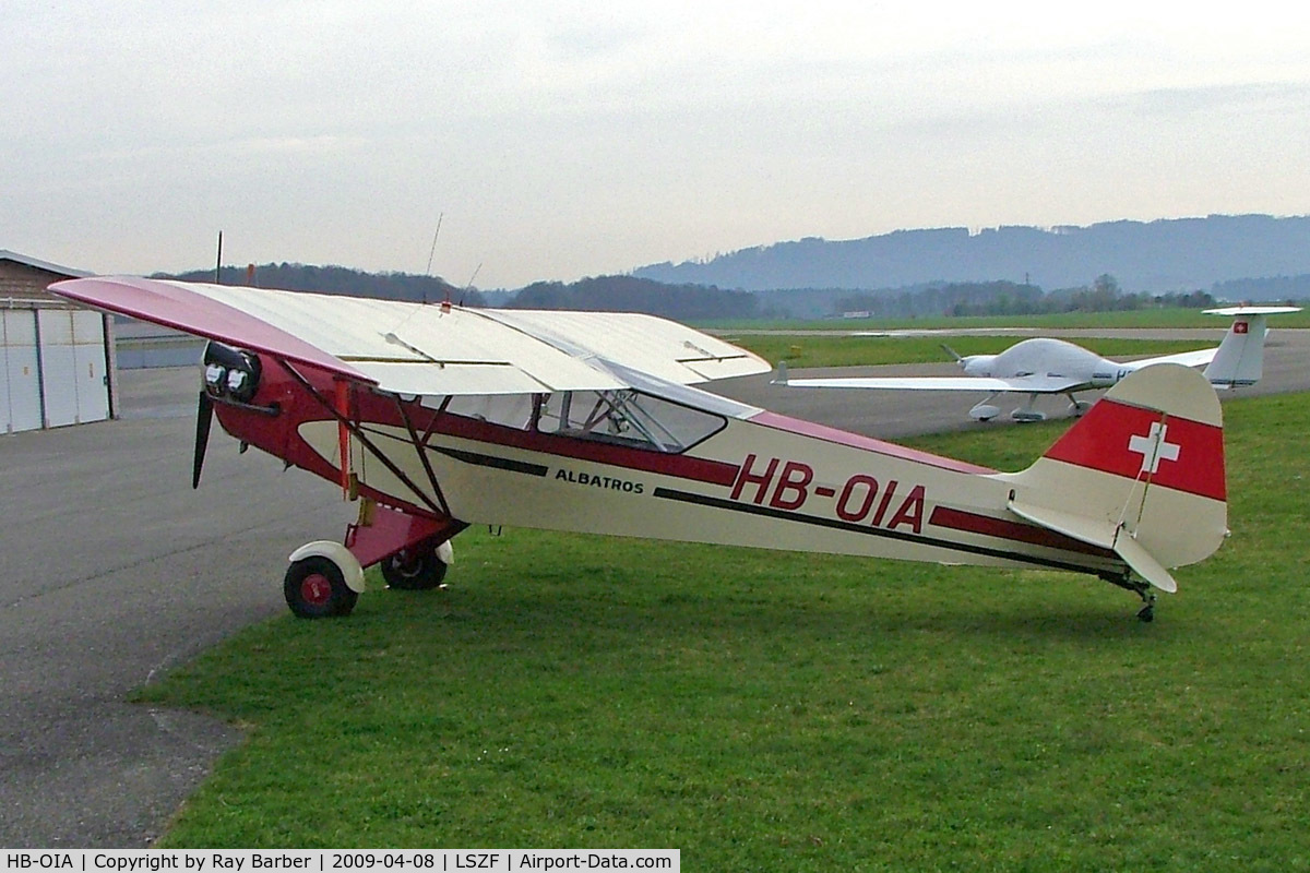 HB-OIA, 1944 Piper L-4J Grasshopper (J3C-65D) C/N 12619, Piper L-4J Grasshopper [12619] (Fluggruppe Albatros) Birrfeld~HB 08/04/2009
