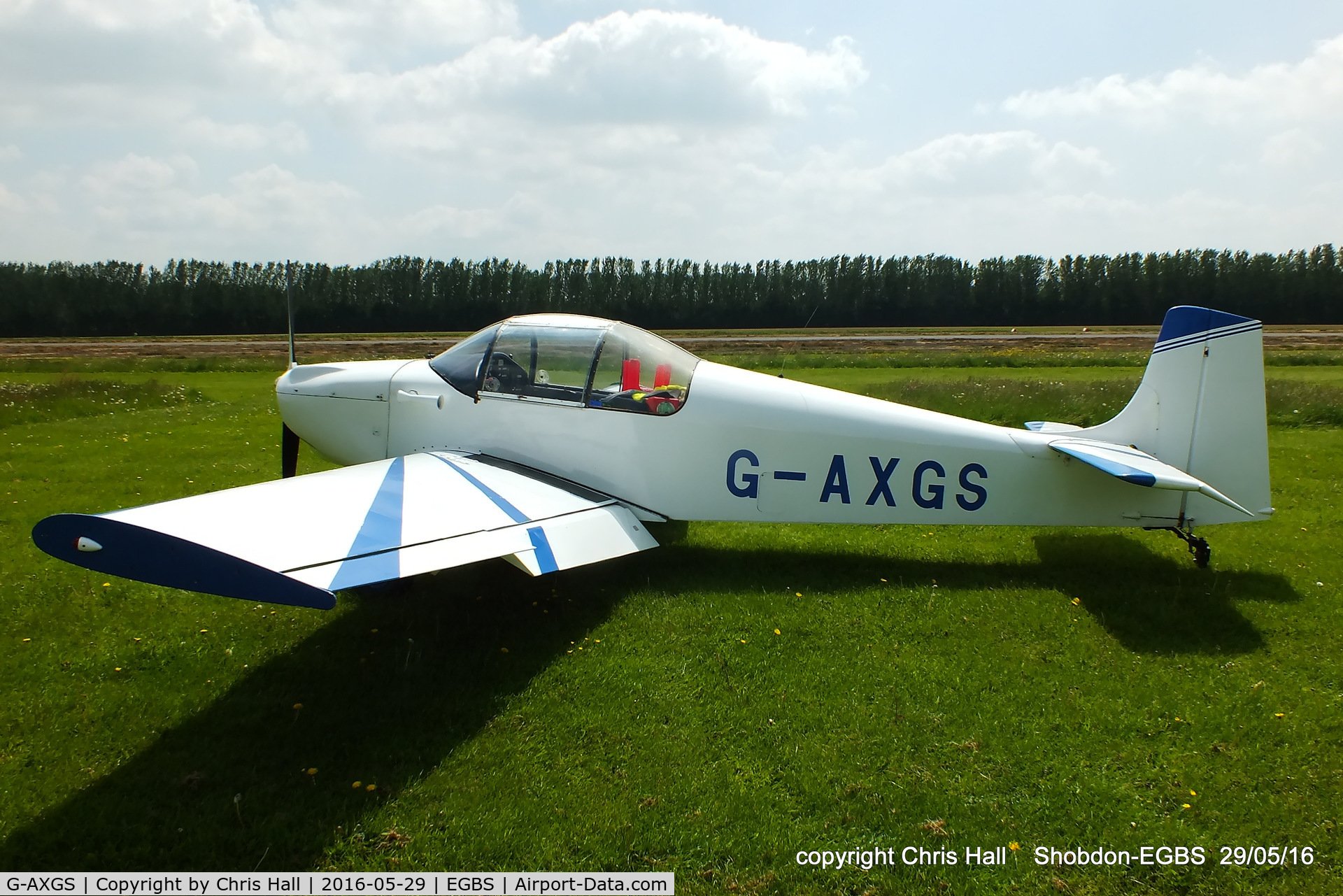 G-AXGS, 1969 Druine D-62B Condor C/N RAE/638, at Shobdon