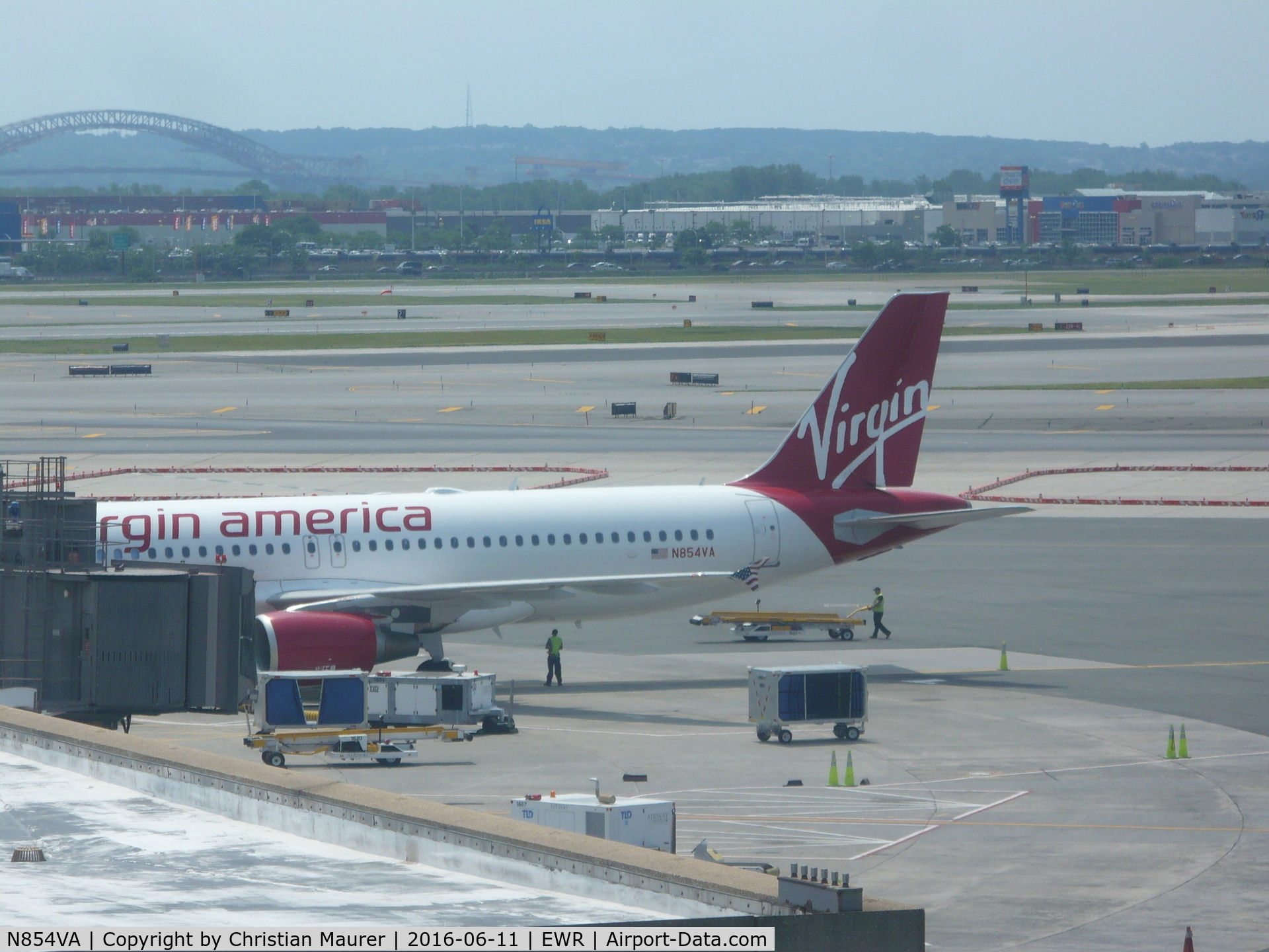 N854VA, 2012 Airbus A320-214 C/N 5058, Virgin America A320