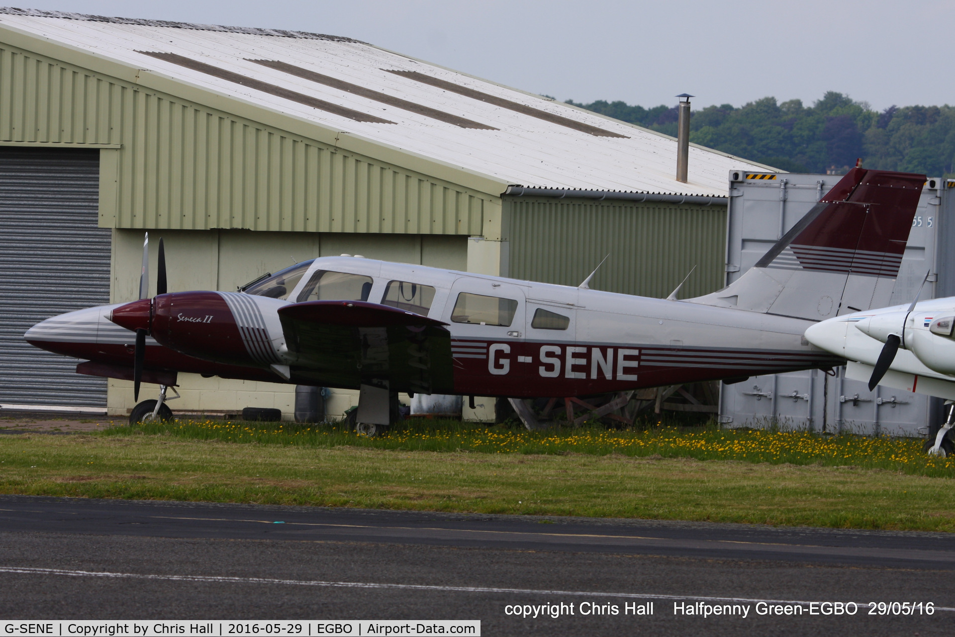 G-SENE, 1980 Piper PA-34-200T Seneca II C/N 34-8170069, at Halfpenny Green