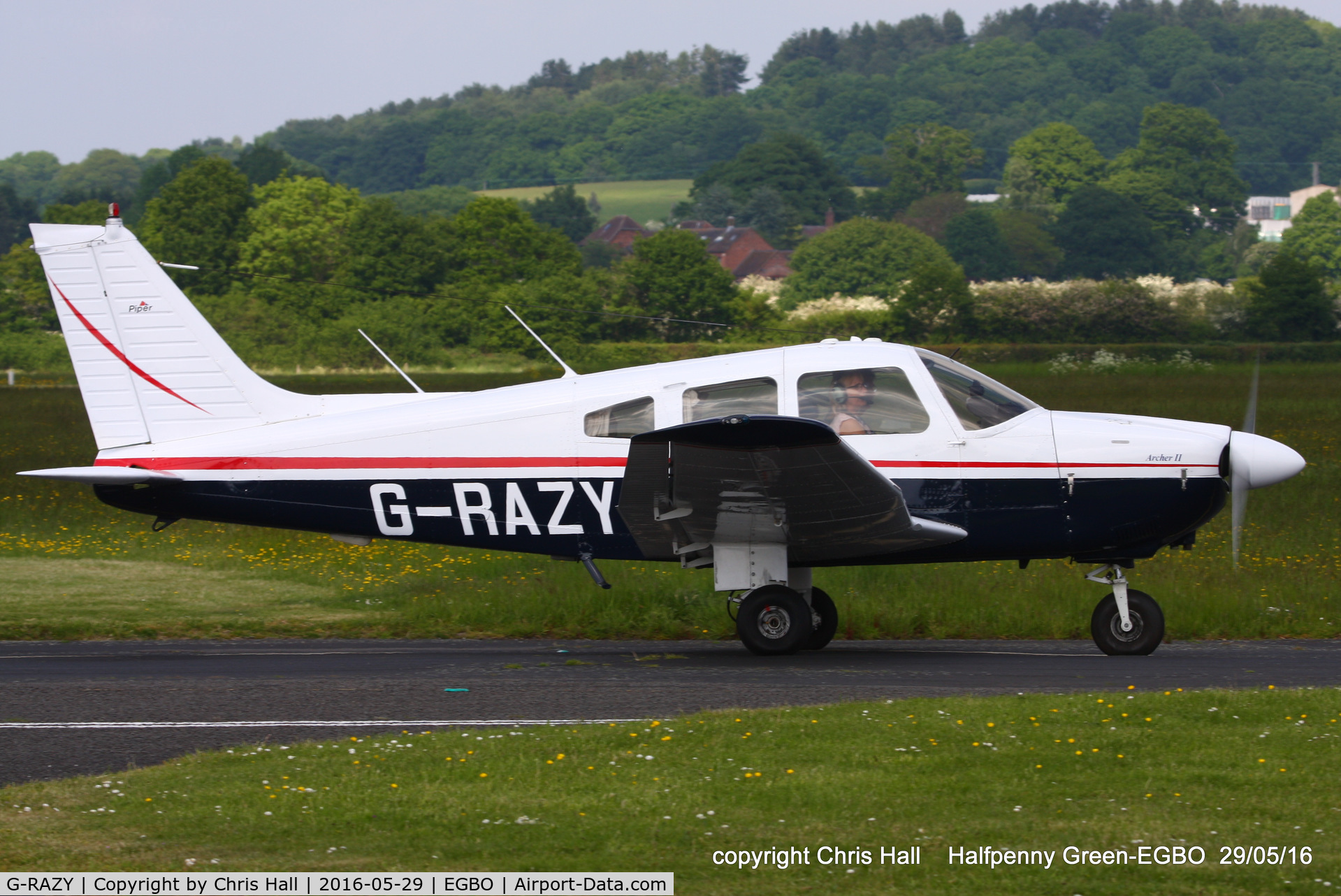 G-RAZY, 1979 Piper PA-28-181 Cherokee Archer II C/N 28-8090102, at Halfpenny Green