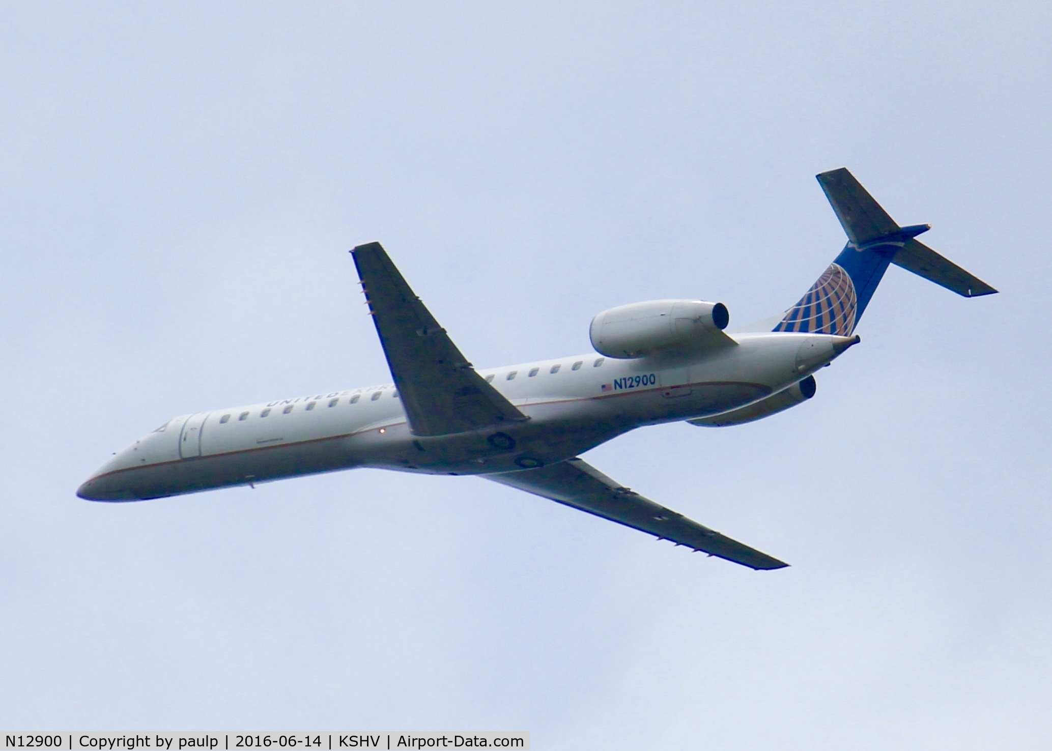 N12900, 2001 Embraer ERJ-145LR (EMB-145LR) C/N 145511, At Shreveport Regional.