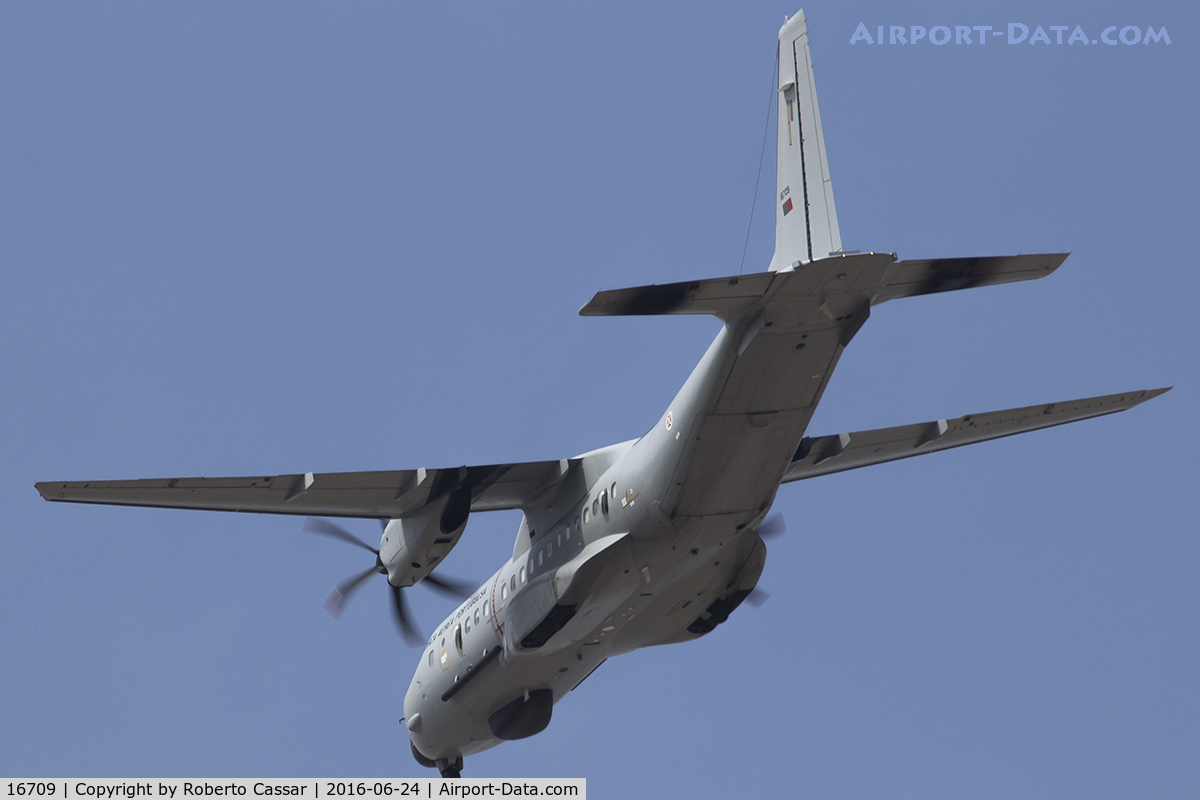 16709, CASA C-295MPA Persuader C/N S-055, Over San Gwann