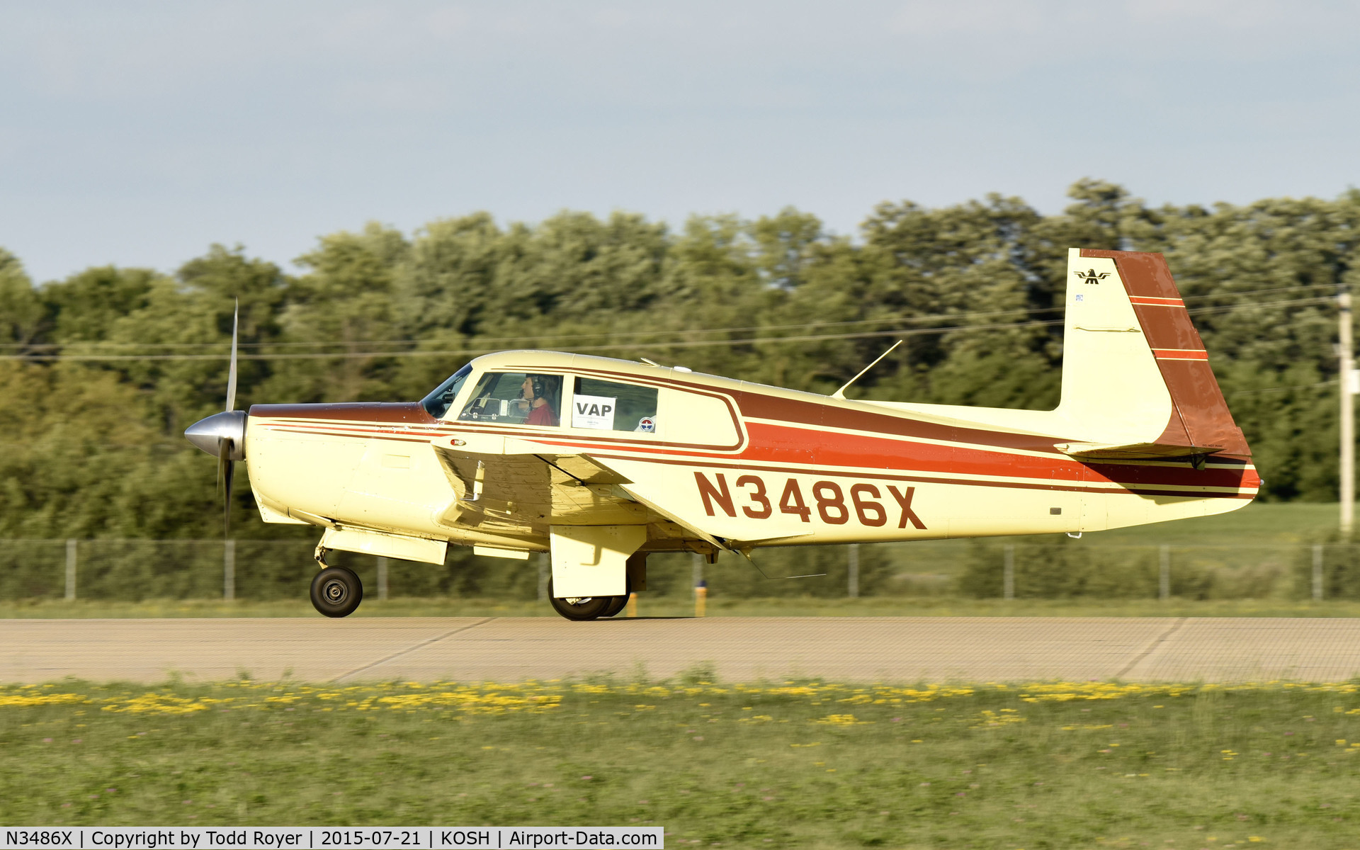 N3486X, 1966 Mooney M20C Ranger C/N 3423, Airventure 2015