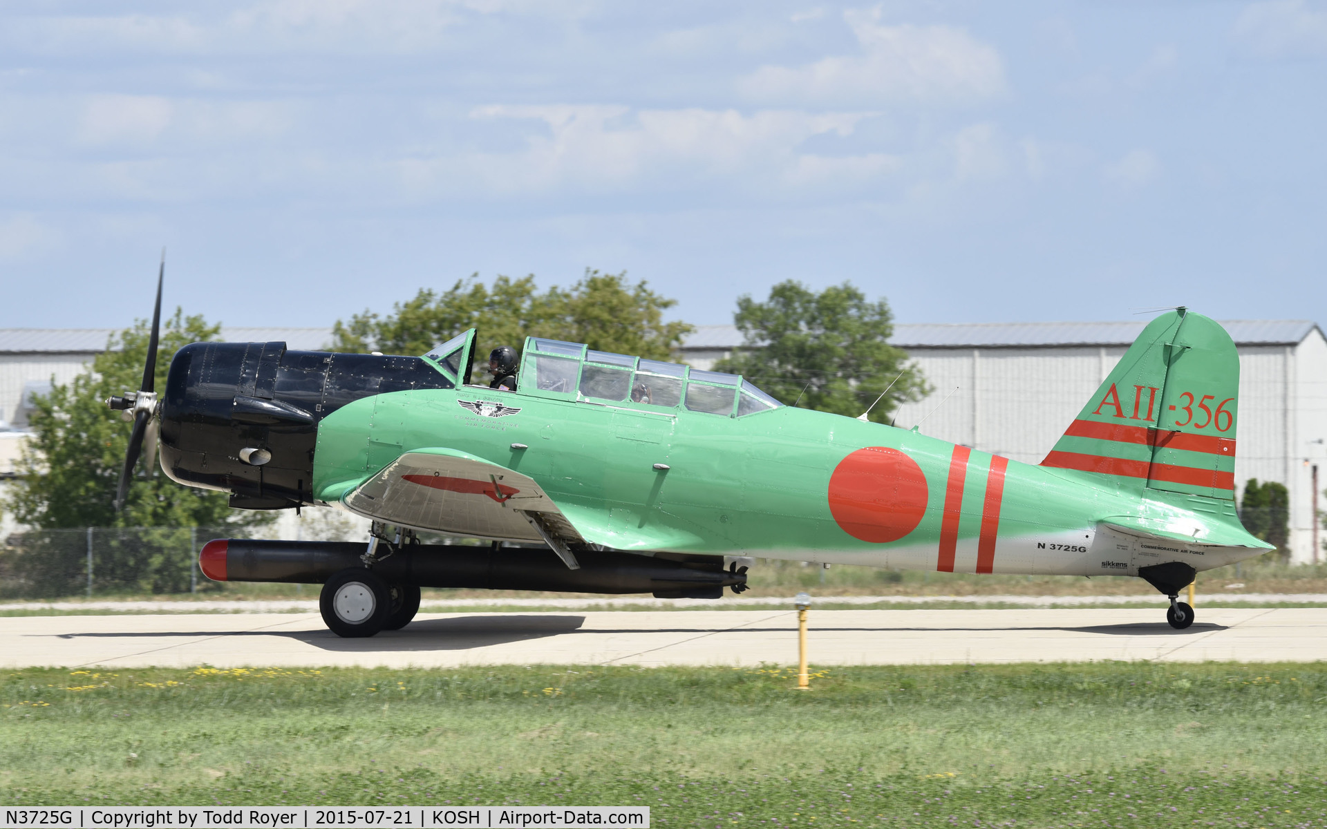 N3725G, 1944 North American SNJ-5 Texan Texan C/N 84875, Airventure 2015