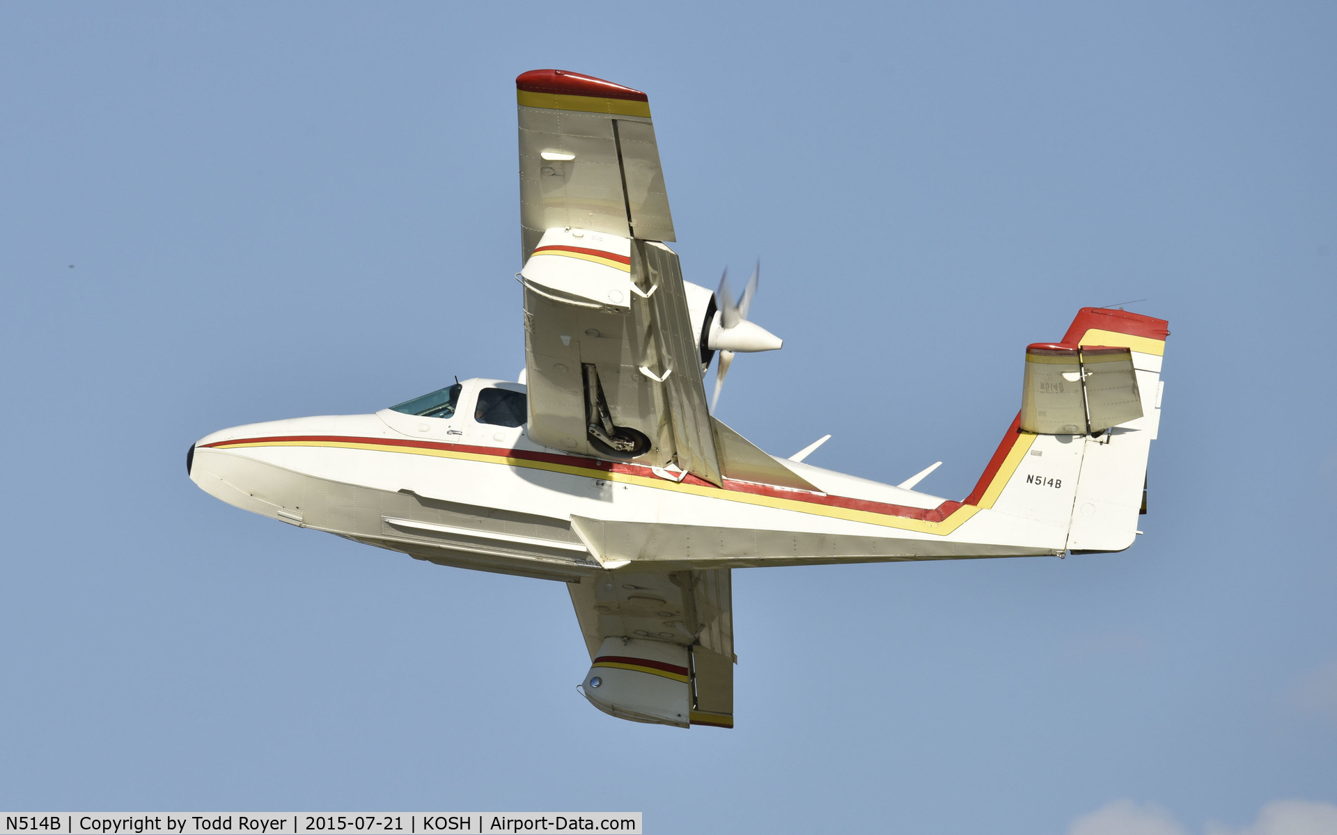 N514B, 1980 Consolidated Aeronautics Inc. Lake LA-4-200 C/N 1014, Airventure 2015