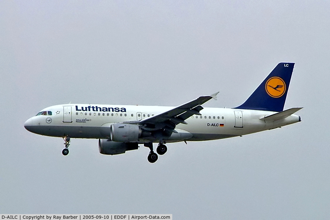 D-AILC, 1996 Airbus A319-114 C/N 616, Airbus A319-114 [0616] (Lufthansa) Frankfurt~D 10/09/2005