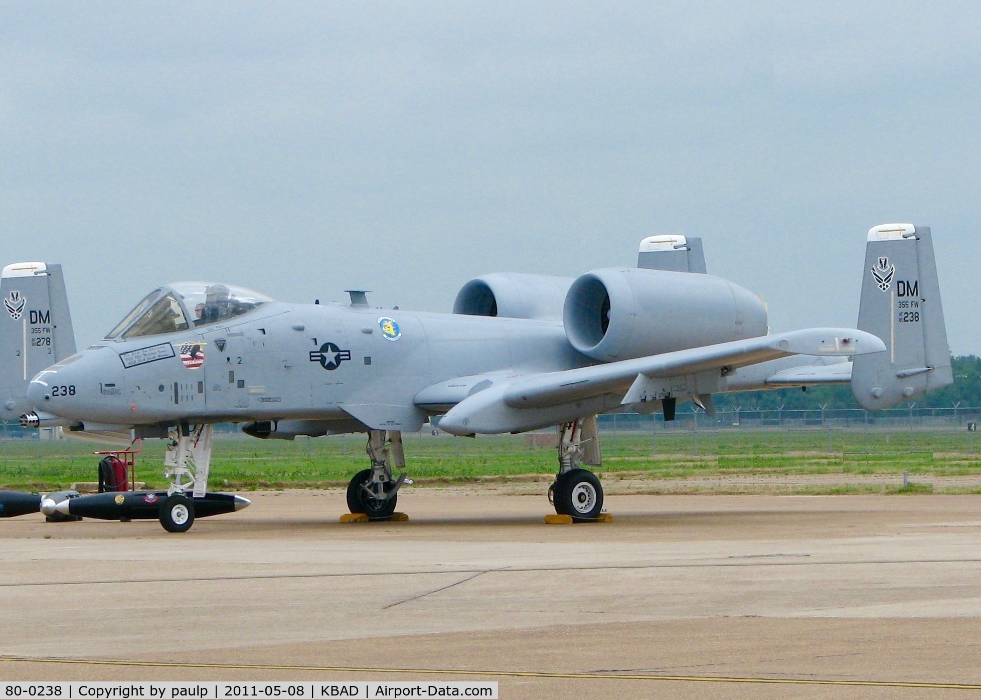 80-0238, 1980 Fairchild Republic A-10C Thunderbolt II C/N A10-0588, At Barksdale Air Force Base.