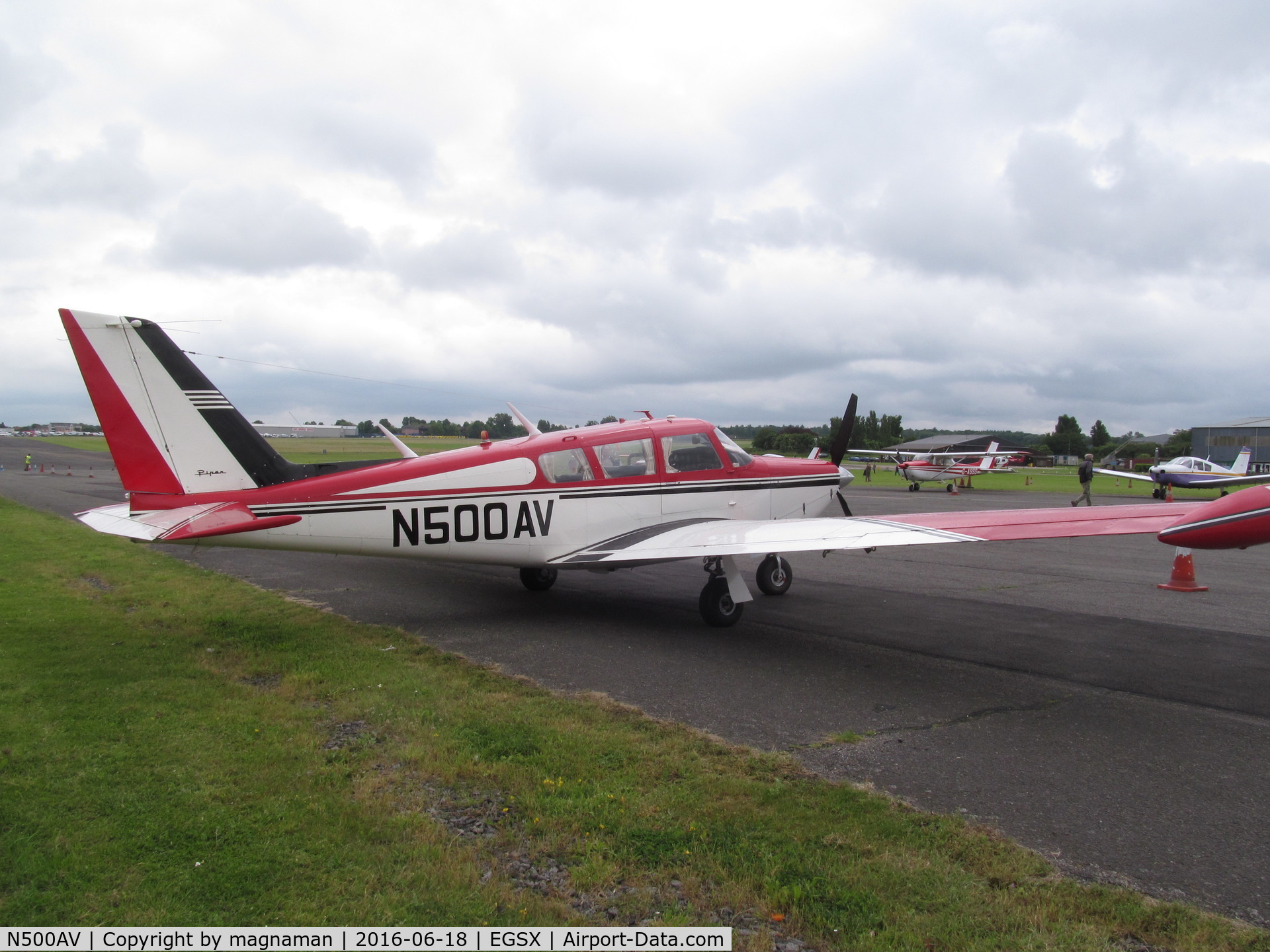 N500AV, 1969 Piper PA-24-260 Comanche C/N 24-4805, at NW fly in