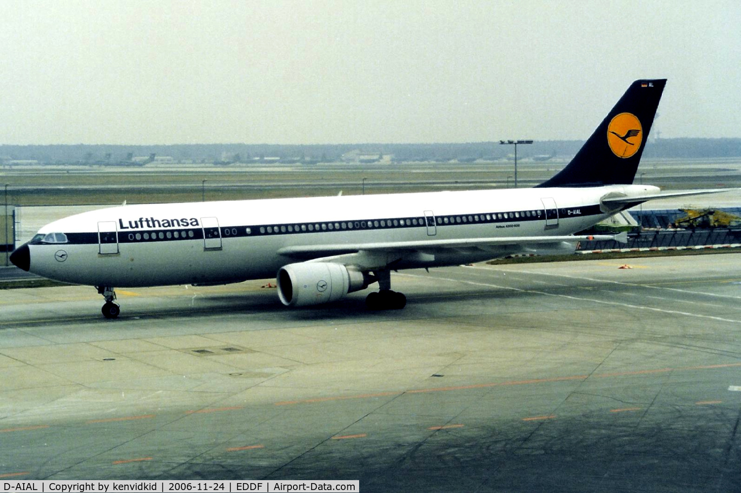 D-AIAL, 1987 Airbus A300B4-603 C/N 405, Lufthansa