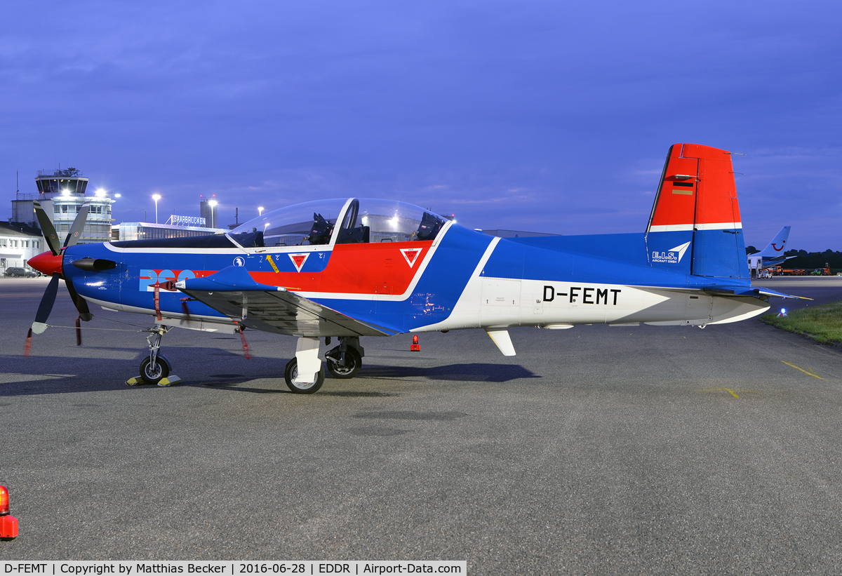 D-FEMT, Pilatus PC-9B C/N 168, D-FEMT