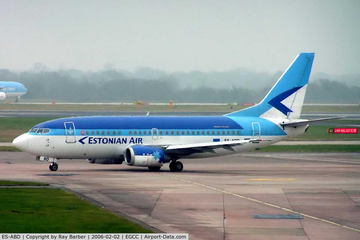 ES-ABD, 1996 Boeing 737-5Q8 C/N 26323, Boeing 737-5Q8 [26323] (Estonian Air) Manchester-Ringway~G 02/02/2006