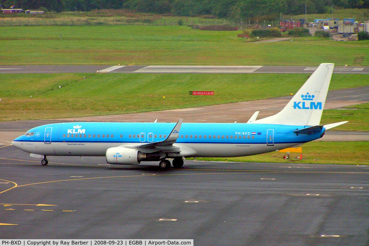 PH-BXD, 1999 Boeing 737-8K2 C/N 29134, Boeing 737-8K2 [29134] (KLM-Royal Dutch Airlines)  Birmingham Int'l~G 23/09/2008