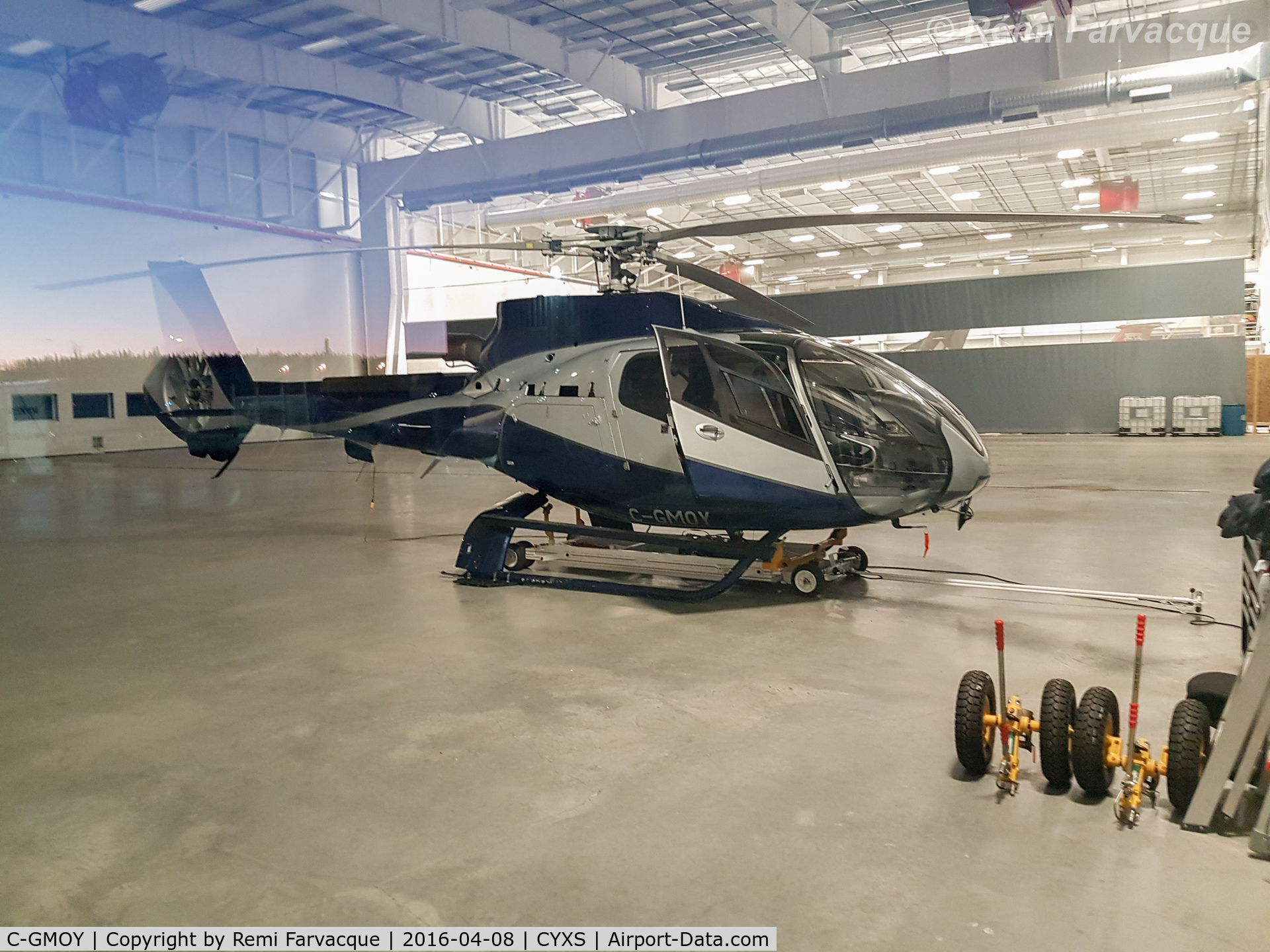 C-GMOY, 2010 Eurocopter EC-130B-4 (AS-350B-4) C/N 7071, In NT Air hangar