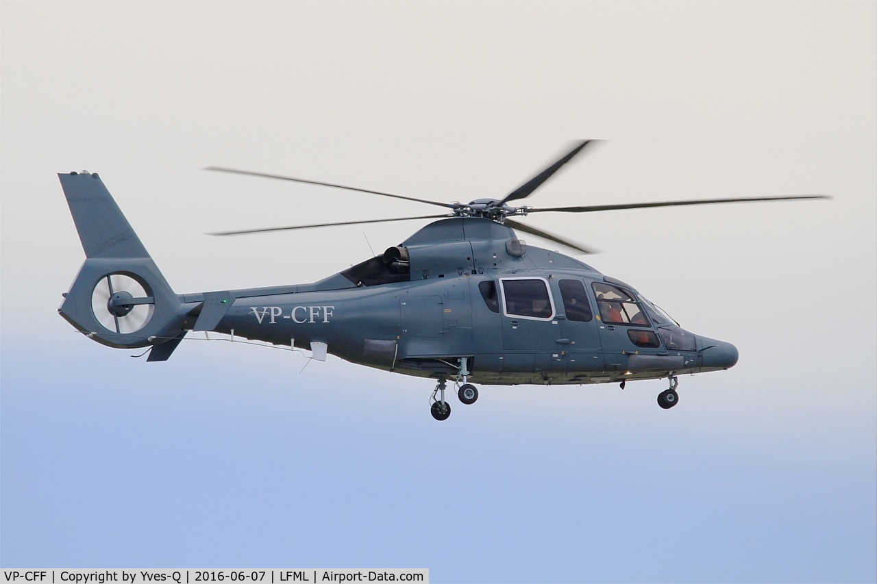 VP-CFF, Eurocopter EC-155B-1 C/N 6988, Eurocopter EC-155B-1, Short approach Rwy 31R, Marseille-Provence Airport (LFML-MRS)