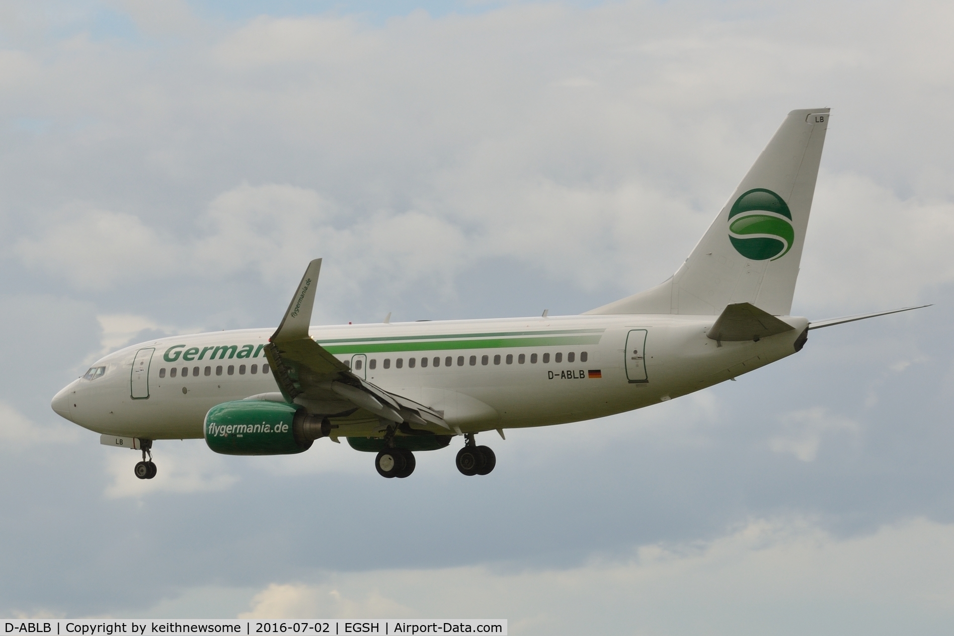 D-ABLB, 2008 Boeing 737-76J C/N 36115, Different Aircraft !