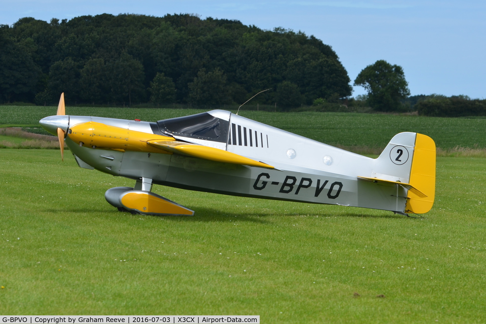 G-BPVO, 1973 Cassutt IIIM Racer C/N DG1, Parked at Northrepps.