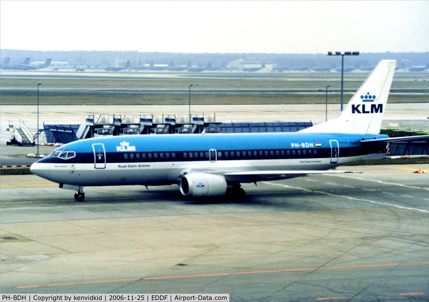 PH-BDH, 1986 Boeing 737-306 C/N 23543, KLM Royal Dutch Airlines.