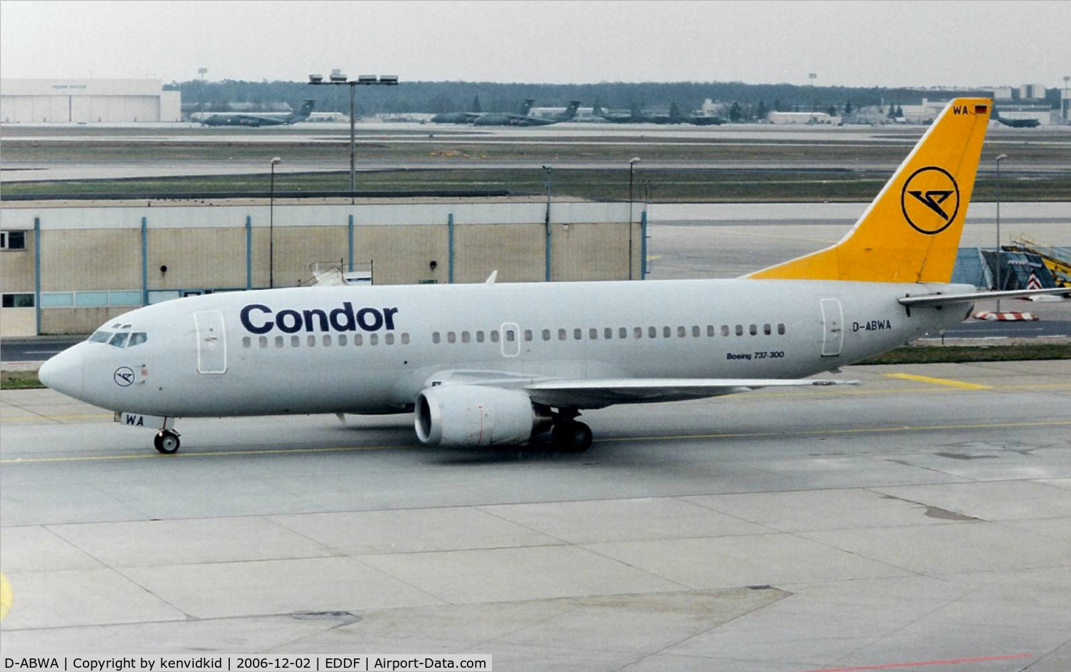 D-ABWA, 1987 Boeing 737-330 C/N 23833, Condor / Lufthansa