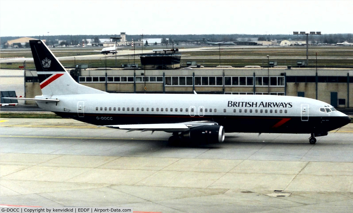 G-DOCC, 1991 Boeing 737-436 C/N 25305, British Airways