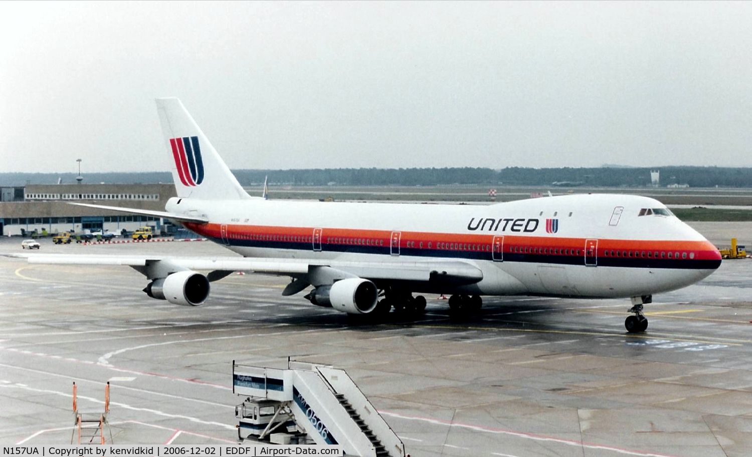 N157UA, 1970 Boeing 747-123 C/N 20106, United Airlines