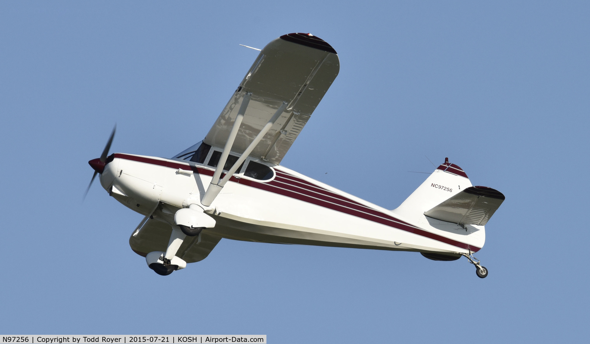 N97256, 1946 Stinson 108 Voyager C/N 108-256, Airventure 2015