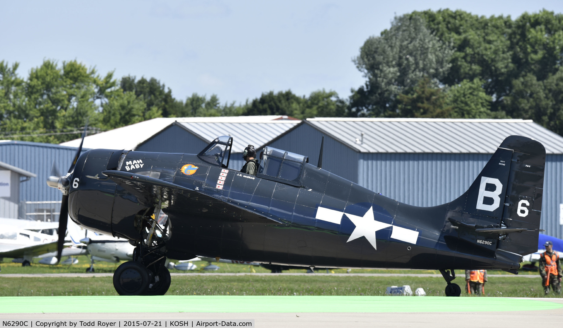 N6290C, 1945 General Motors (Grumman) FM-2 Wildcat C/N 5804, Airventure 2015